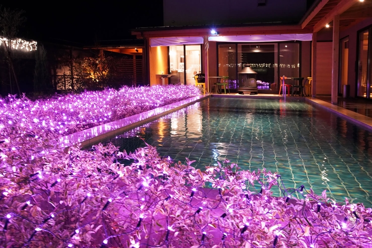 【瑠璃浜 ヴィーテプール】美しい紫色の煌めき。特別な人との特別な夜を演出いたします