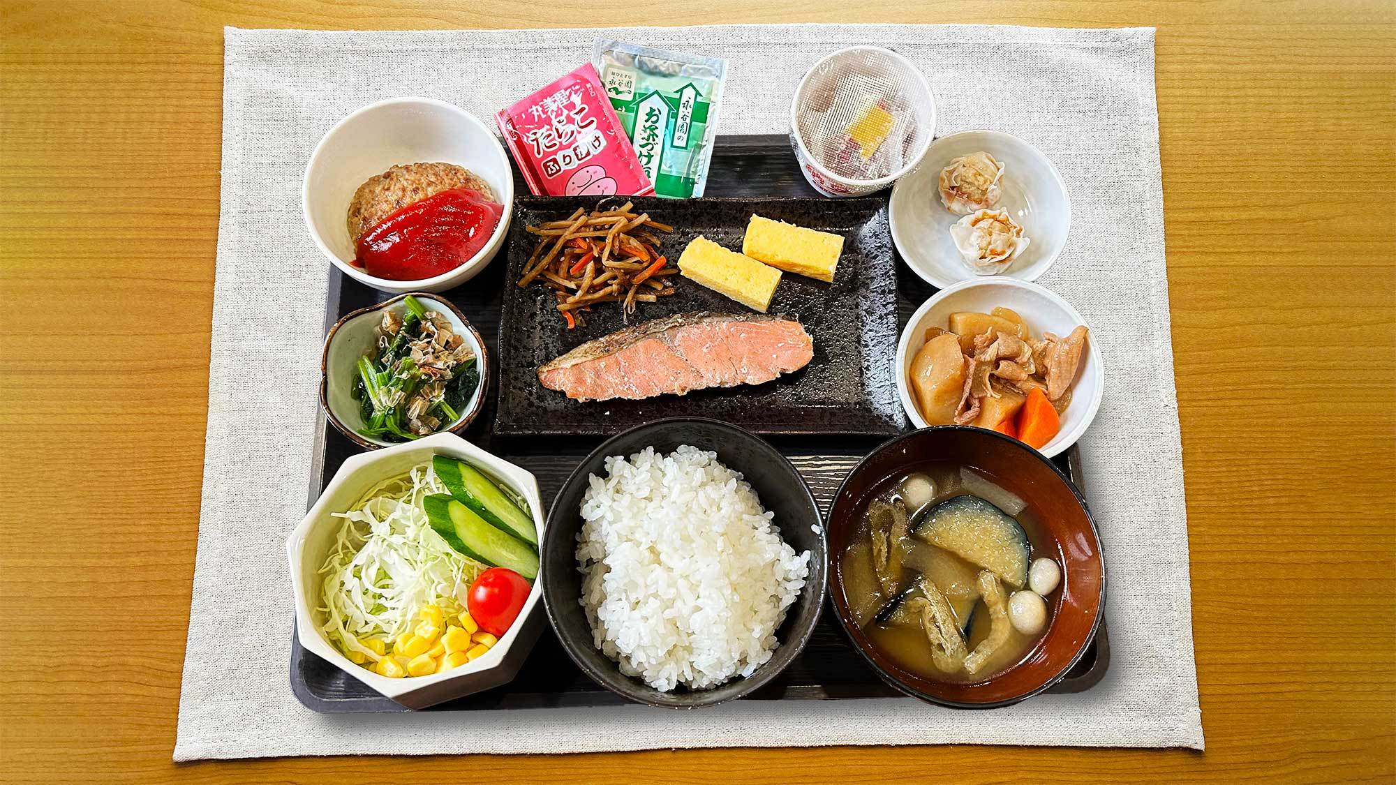 朝食（和食バイキング）炊き立てご飯がおかわり自由♪※写真はイメージです