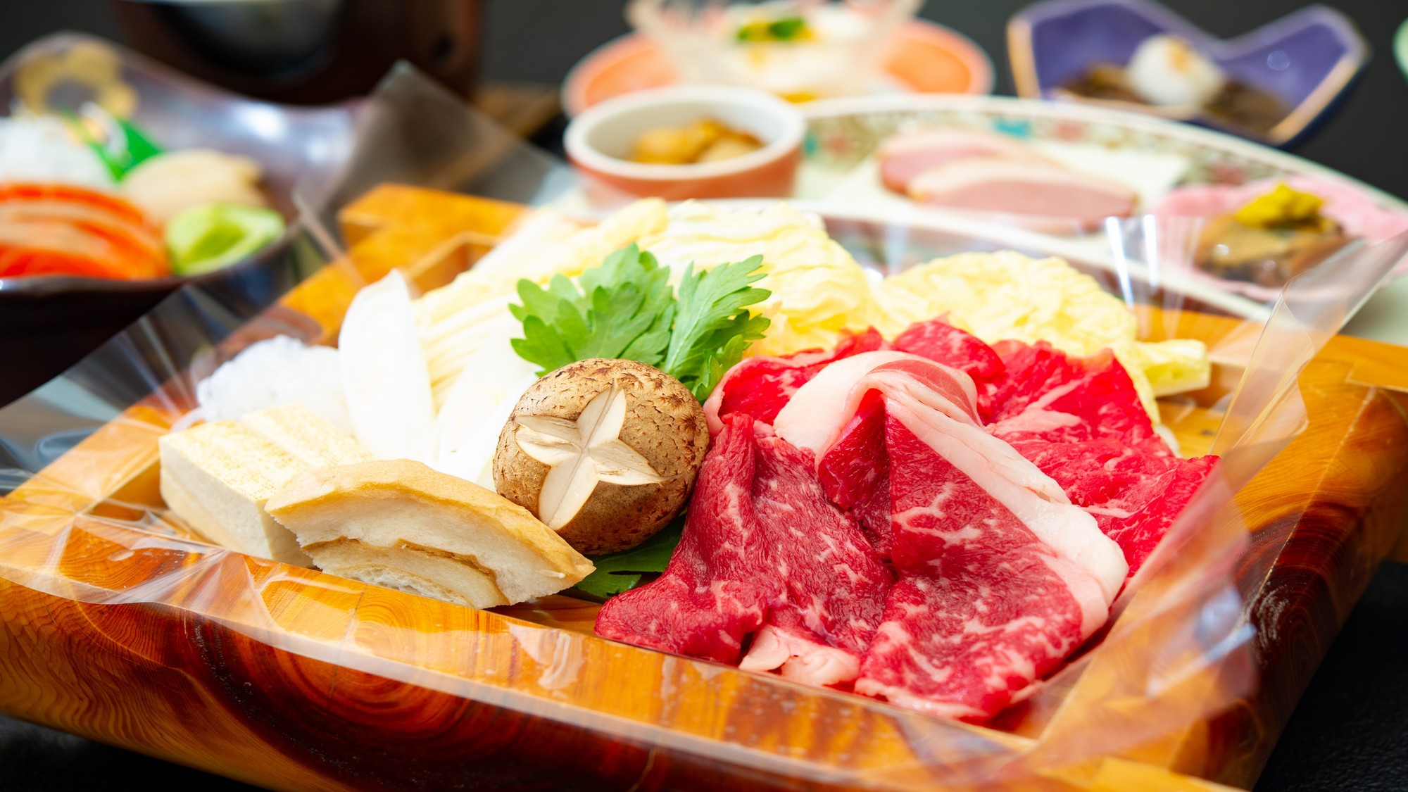 黒石の特産品プレゼント【スタンダードプラン】津軽たにかわ牛すき焼きの和食膳《1泊2食付き》