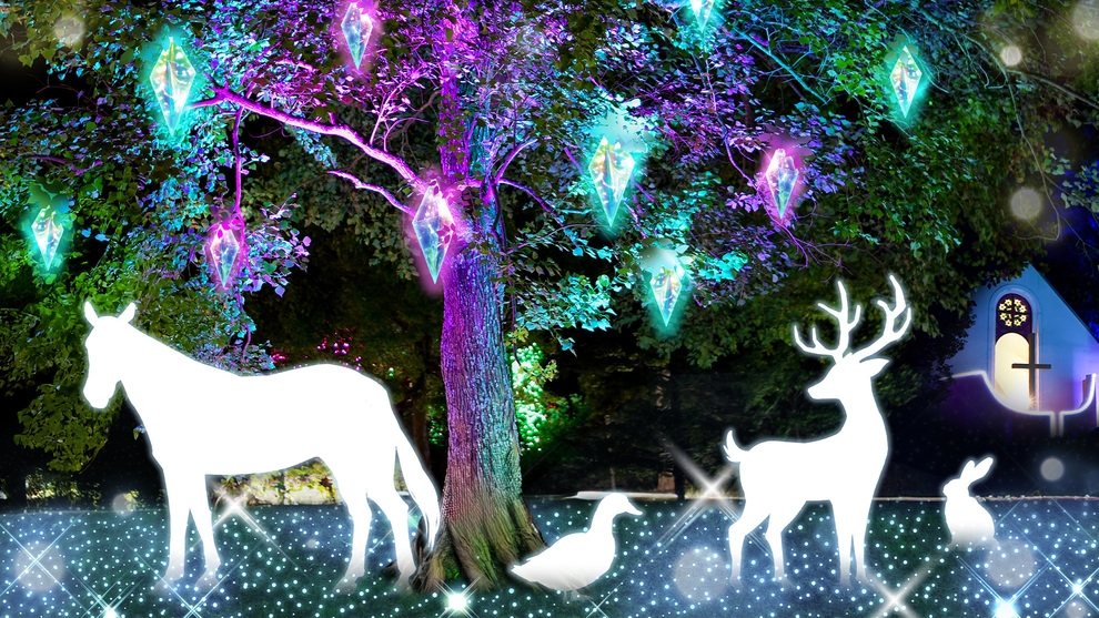 【10％OFF】【楽天スーパーSALE】幻想的な童話の世界へ〜イルミネーション入場券付き〜(2食付)