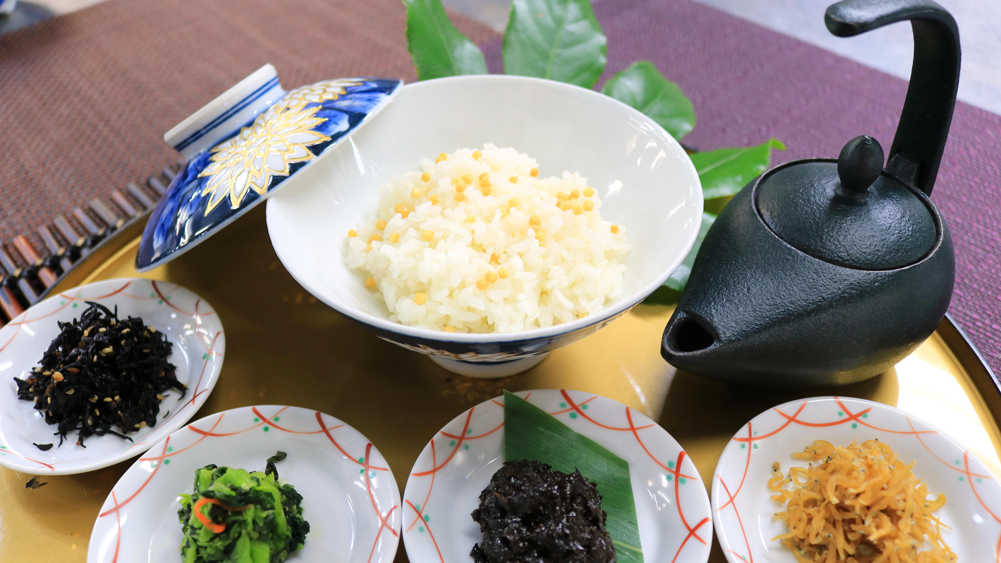 ◆朝食バイキング(掛川茶とほんのりだし茶漬け)