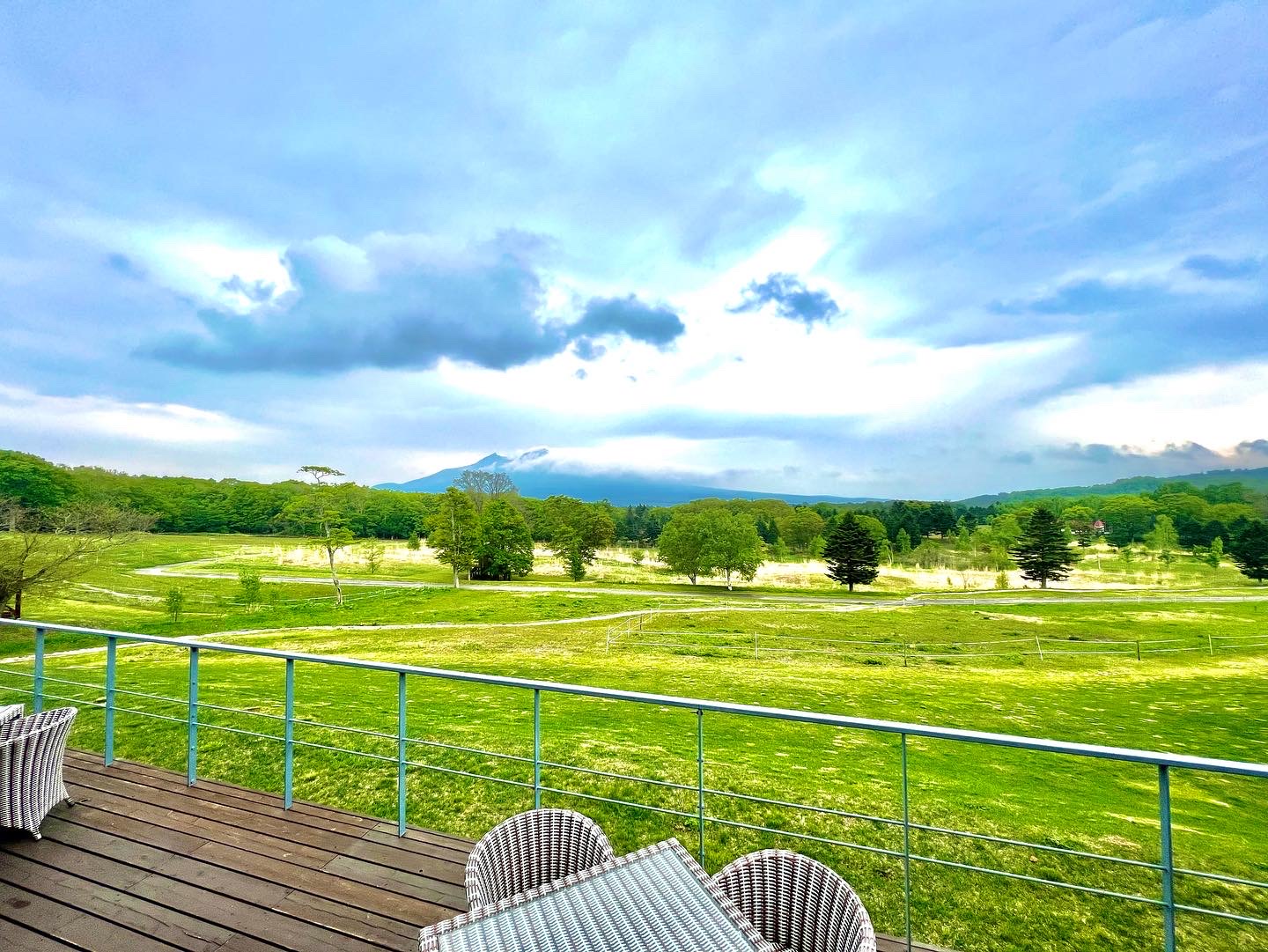 レストランテラスからの風景