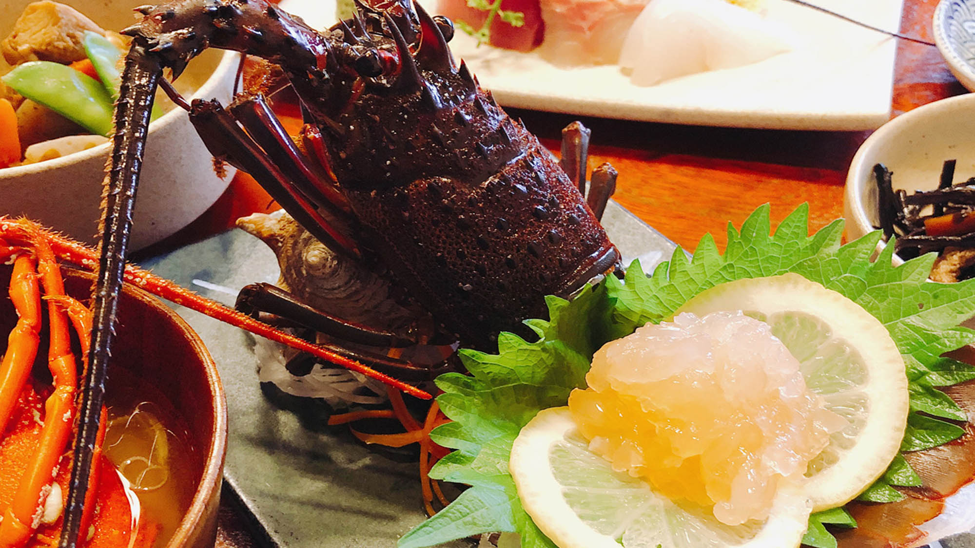 【伊勢海老付プラン】（8月～10月）お刺身＿お料理一例