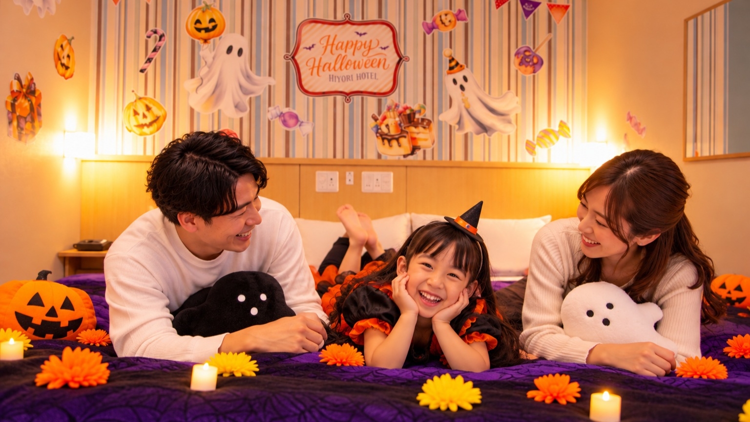 【室数限定】おばけたちが開く秘密のハロウィンパーティへご招待【素泊まり】