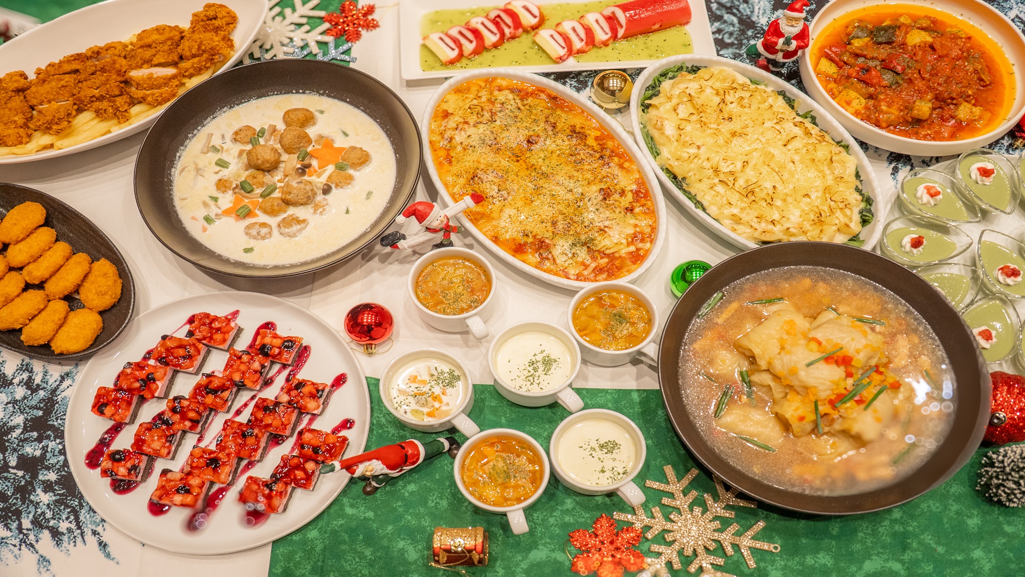 【朝食】季節限定：クリスマスメニュー（一例）