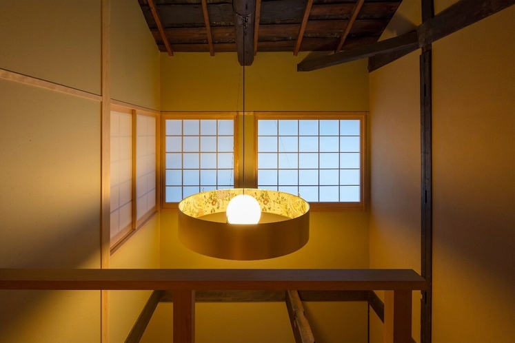 室内は京都ならではの素材を随所に使用しています。