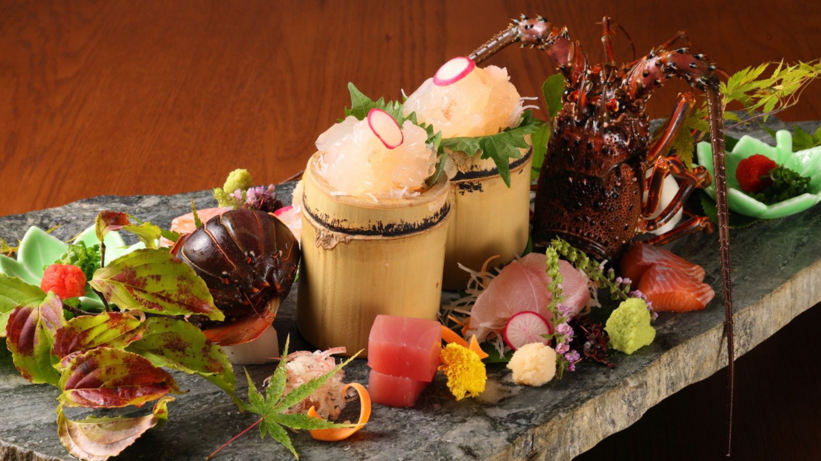 伊勢海老会席一例