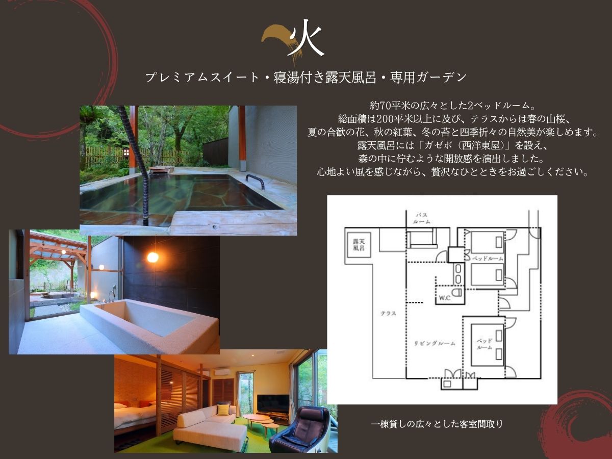 プレミアムスイート火　部屋紹介