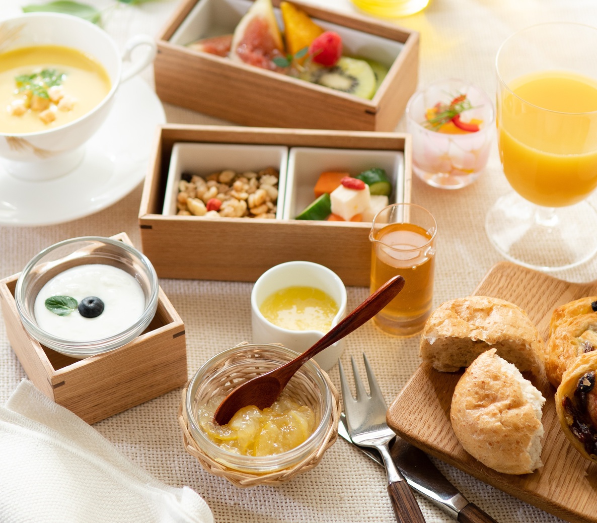 【夕食なし・1泊朝食付】お日にち限定　和食または洋食　選べるご朝食付き