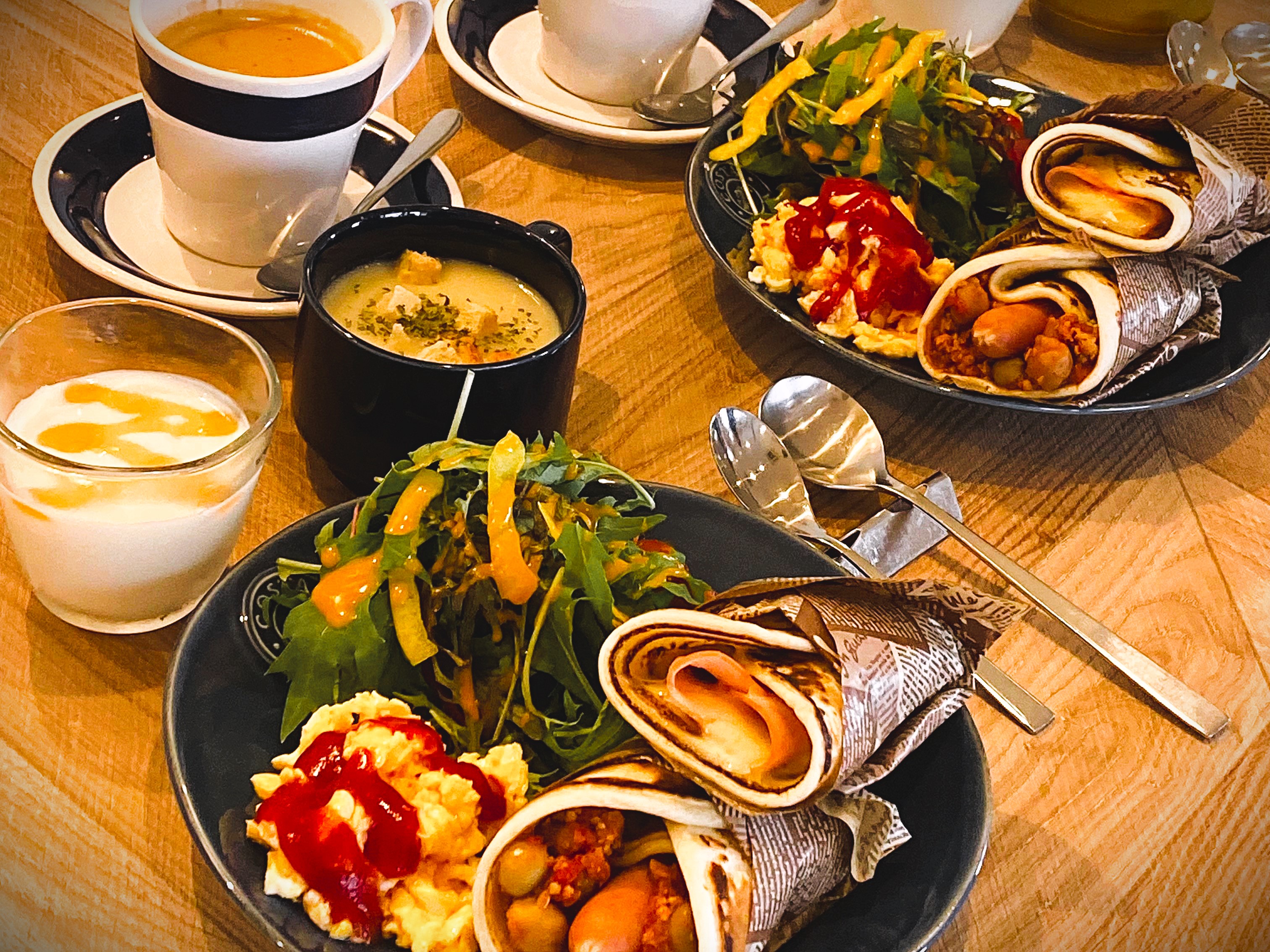 ボリューム満点☆彡熱々のブリトー2種