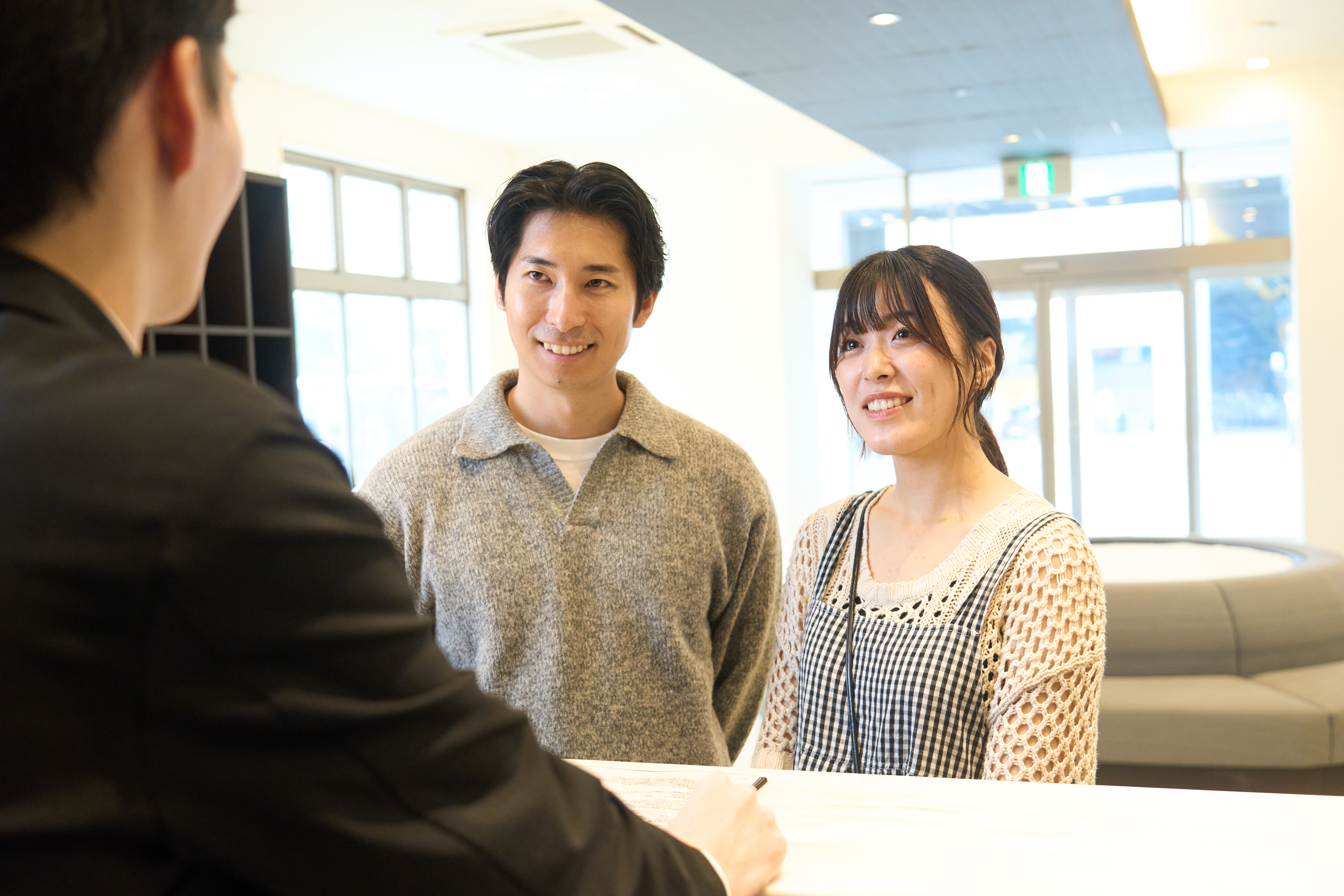 チェックイン風景