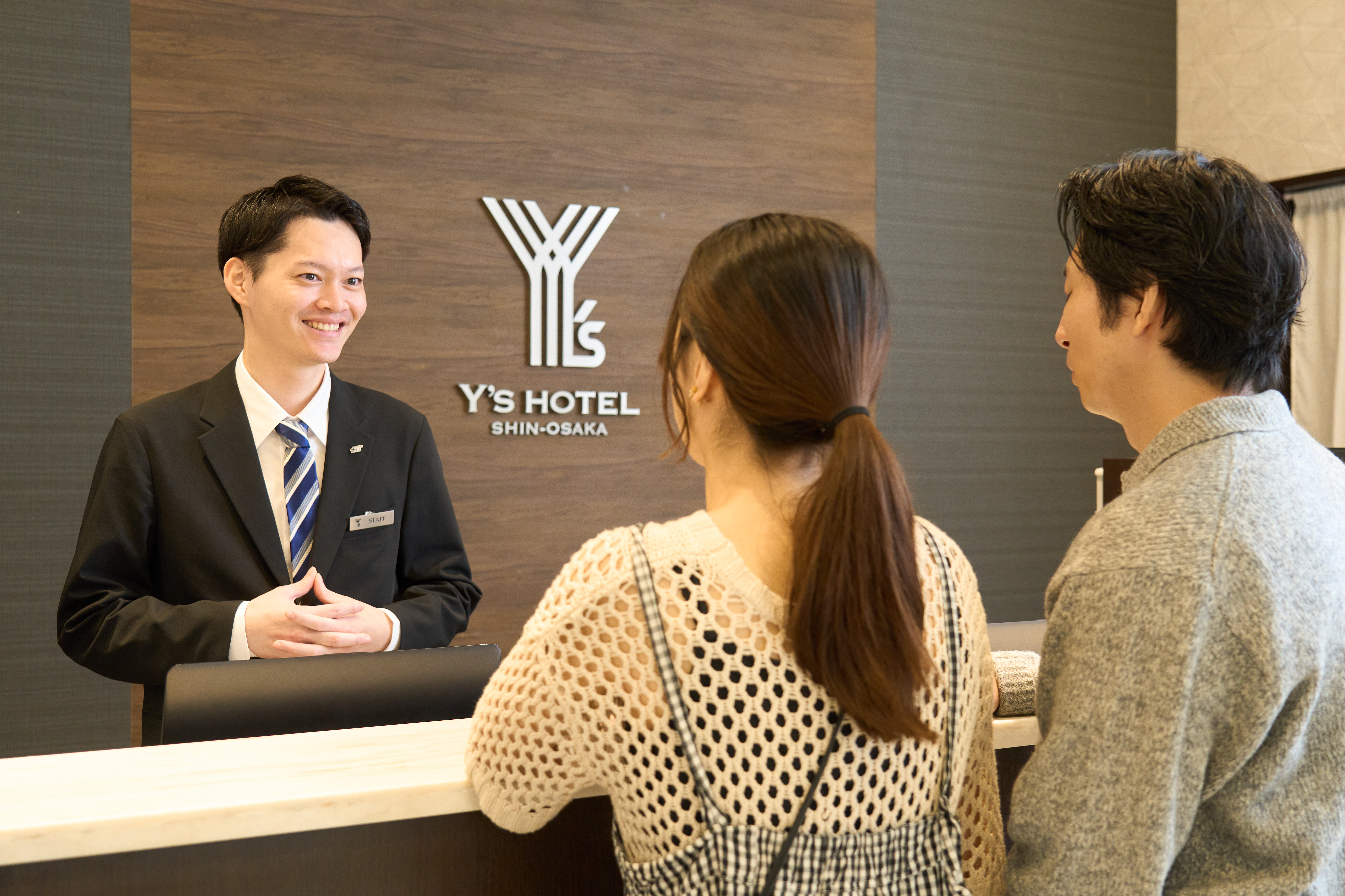 チェックイン風景