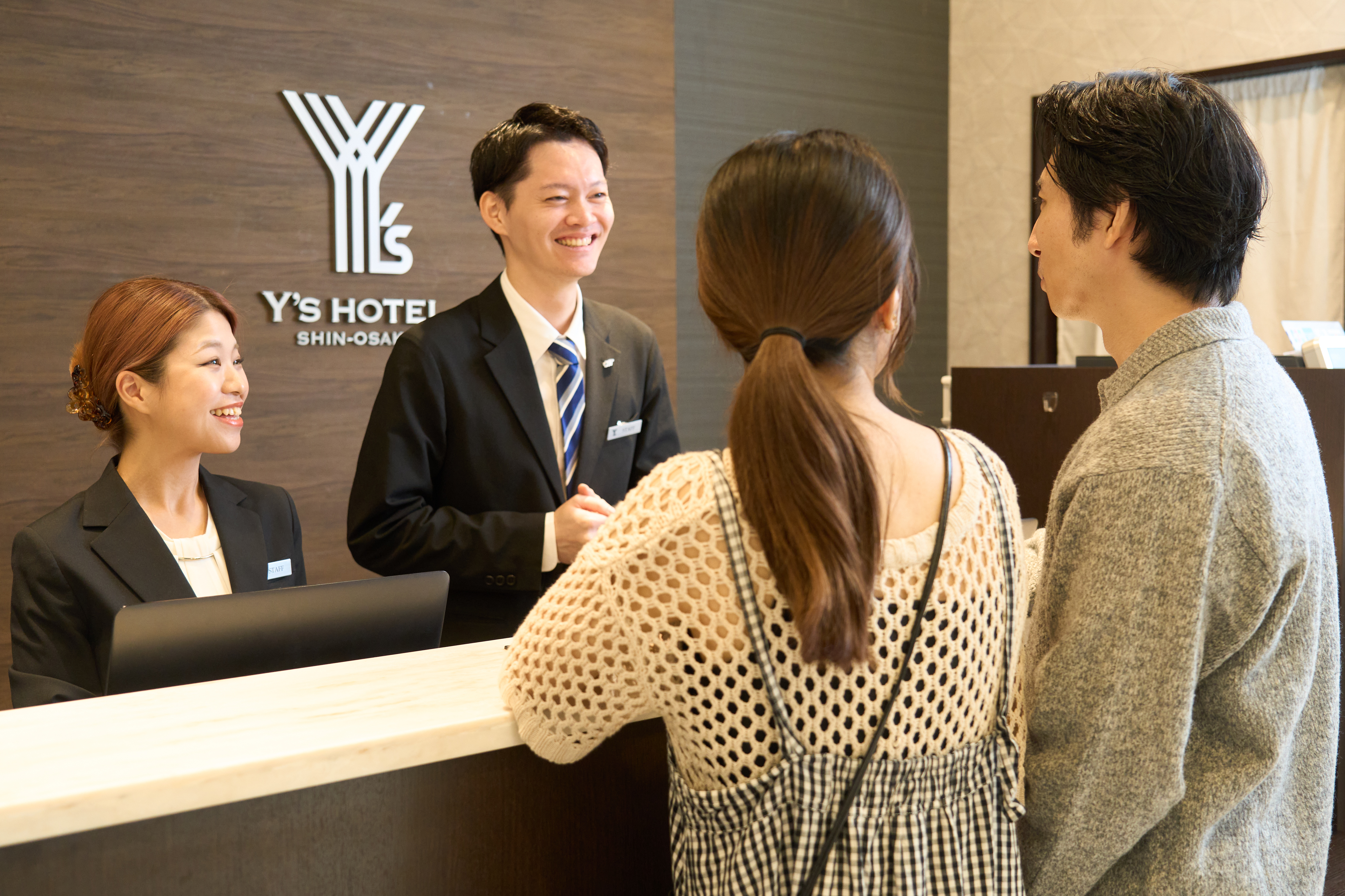 チェックイン風景