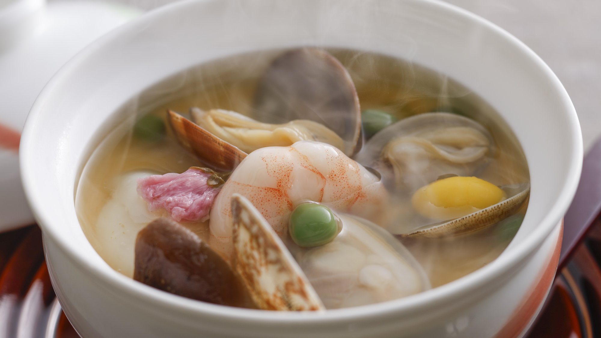 【季節の会席】春(2026年3月～5月)蓋物　豆乳茶碗蒸し