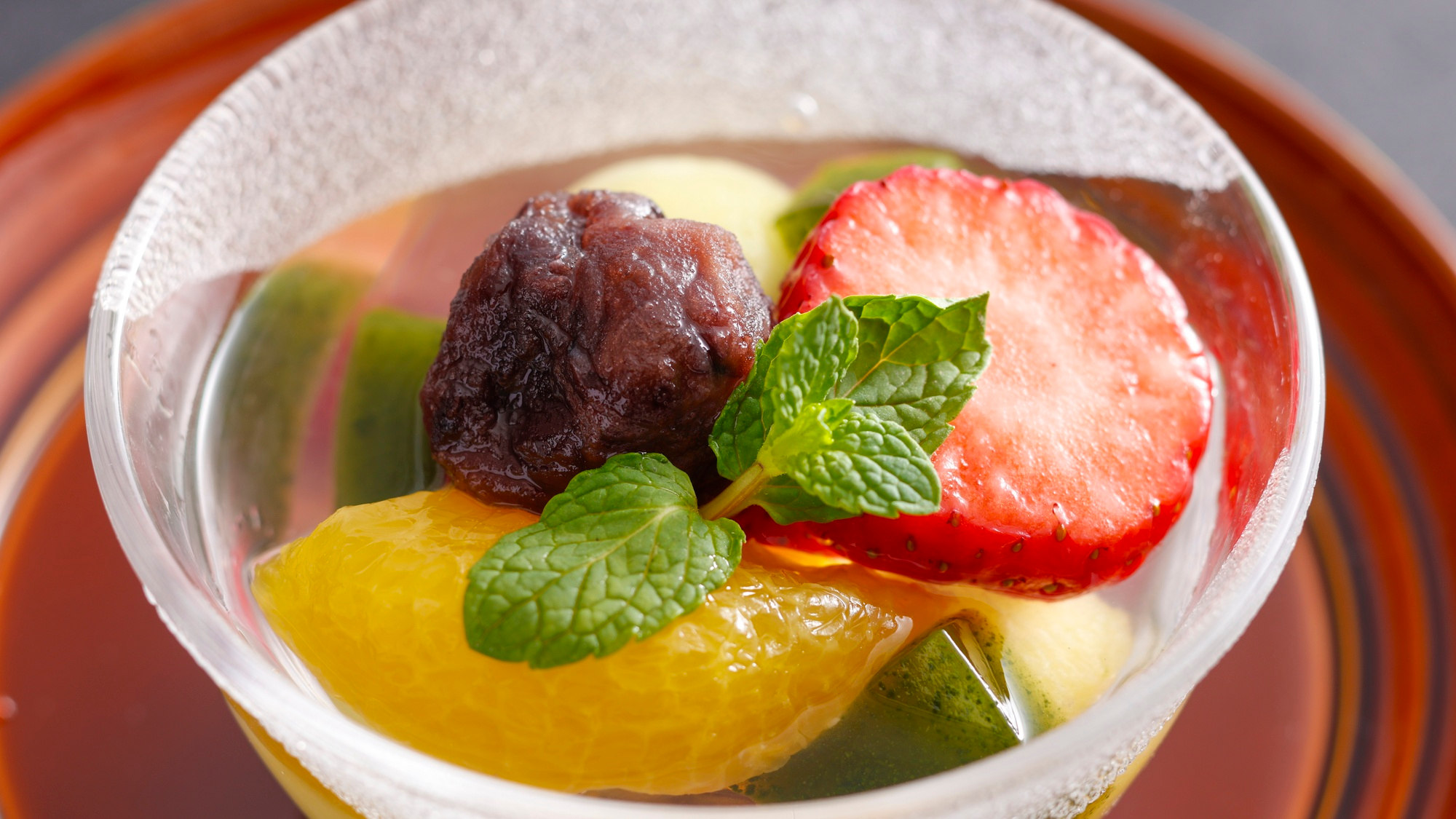 【特別会席】夏(2026年6月～8月)デザート　フルーツあんみつ