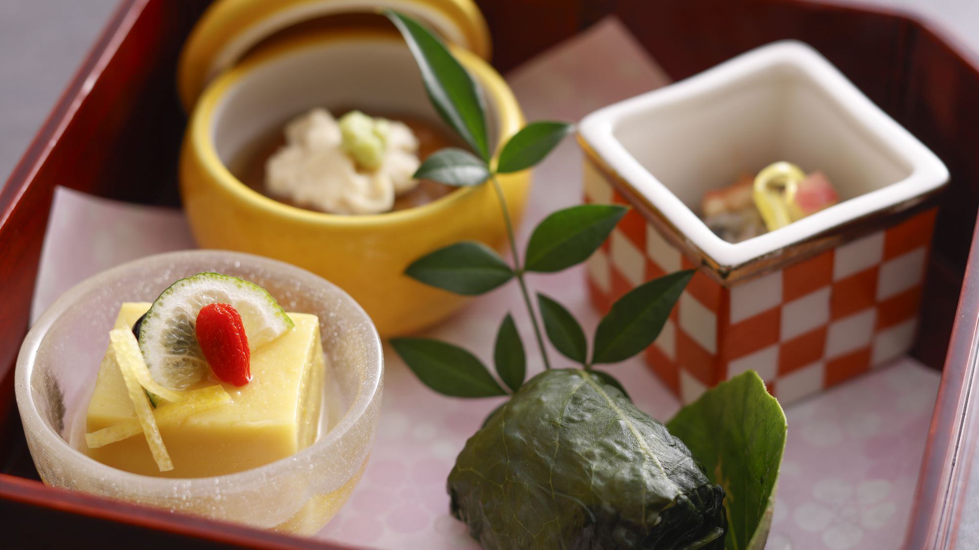 【季節の会席】冬(2025年12月～2026年2月)前菜　熊野路冬の味覚