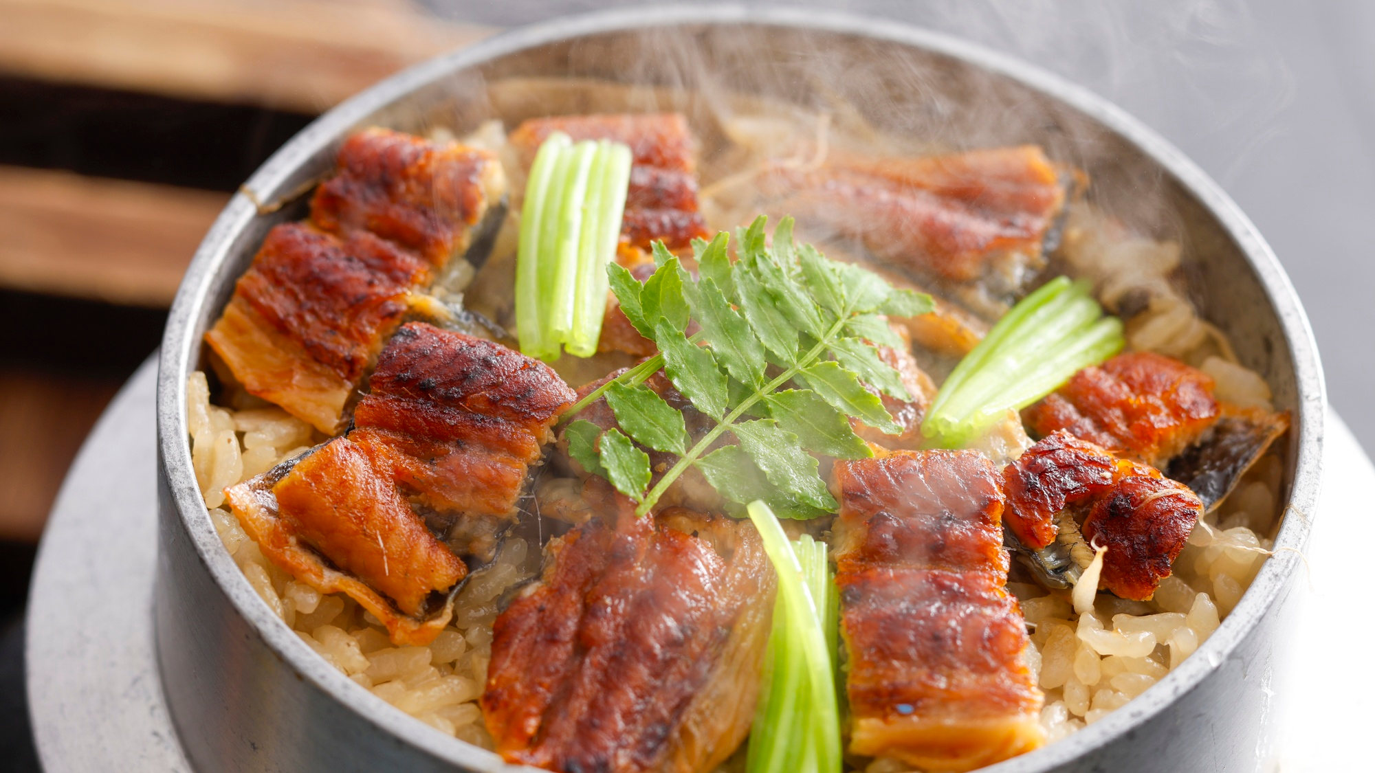 【特別会席】夏(2026年6月～8月)食事　鰻の釜飯