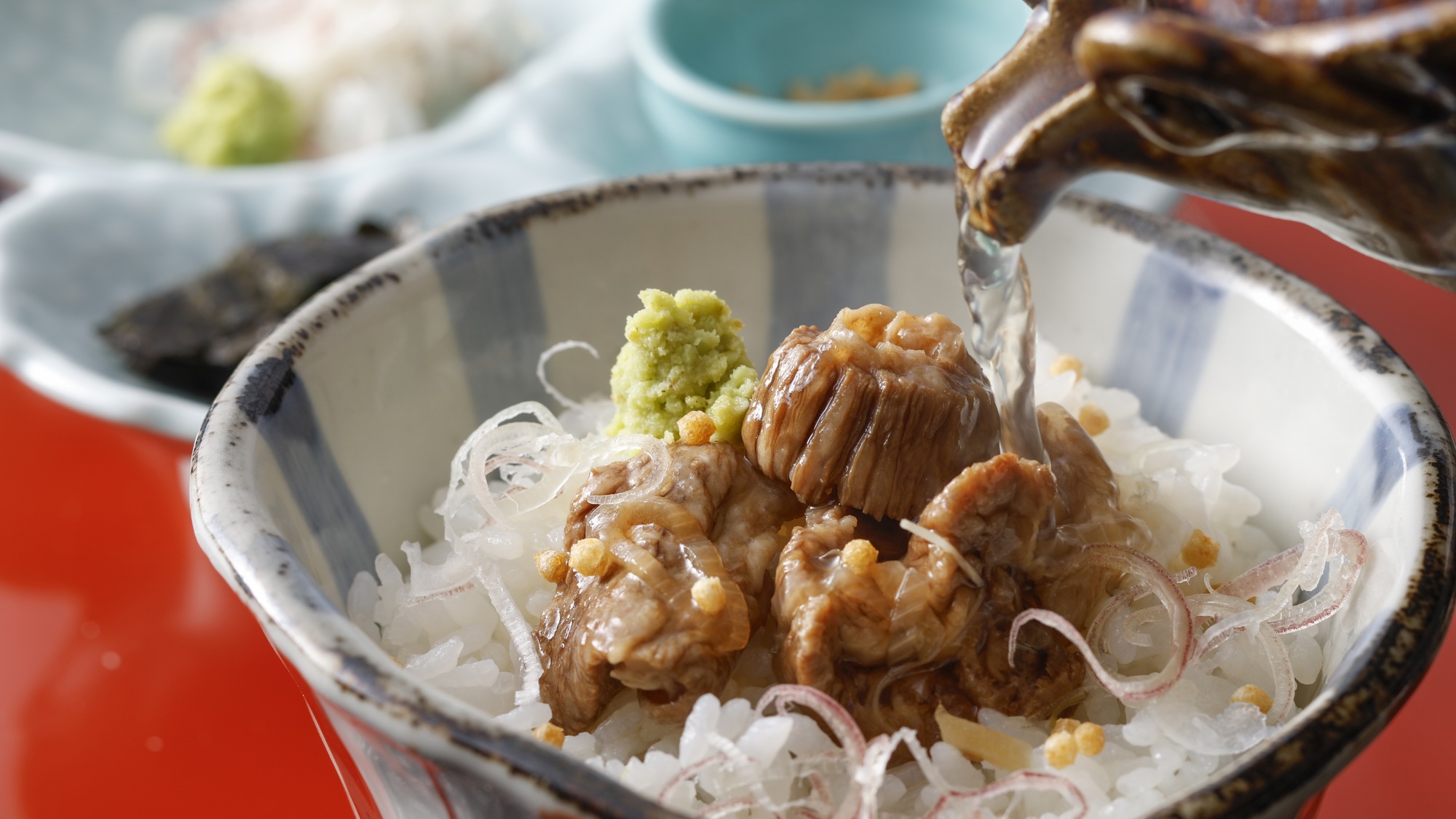 【特別会席】秋（2026年9月～11月）食事　牛すじ茶漬け2