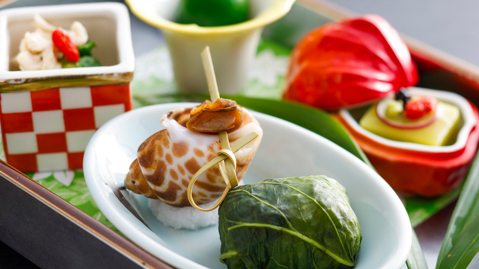 【土地の恵み会席】夏(2026年6月～8月)前菜　熊野路夏の味覚