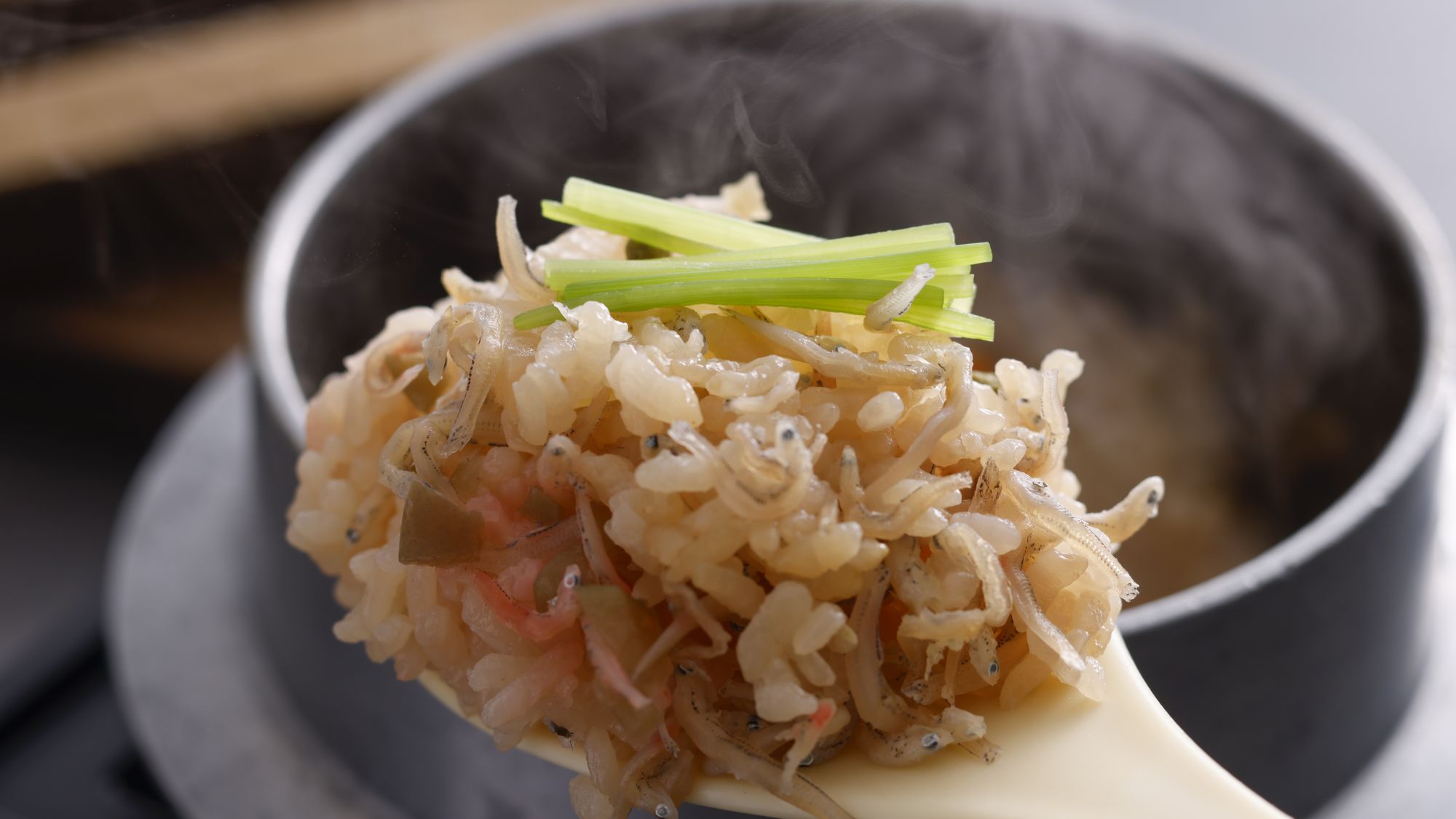 【特別会席】冬(2025年12月～2026年2月)食事　ちりめん梅釜飯