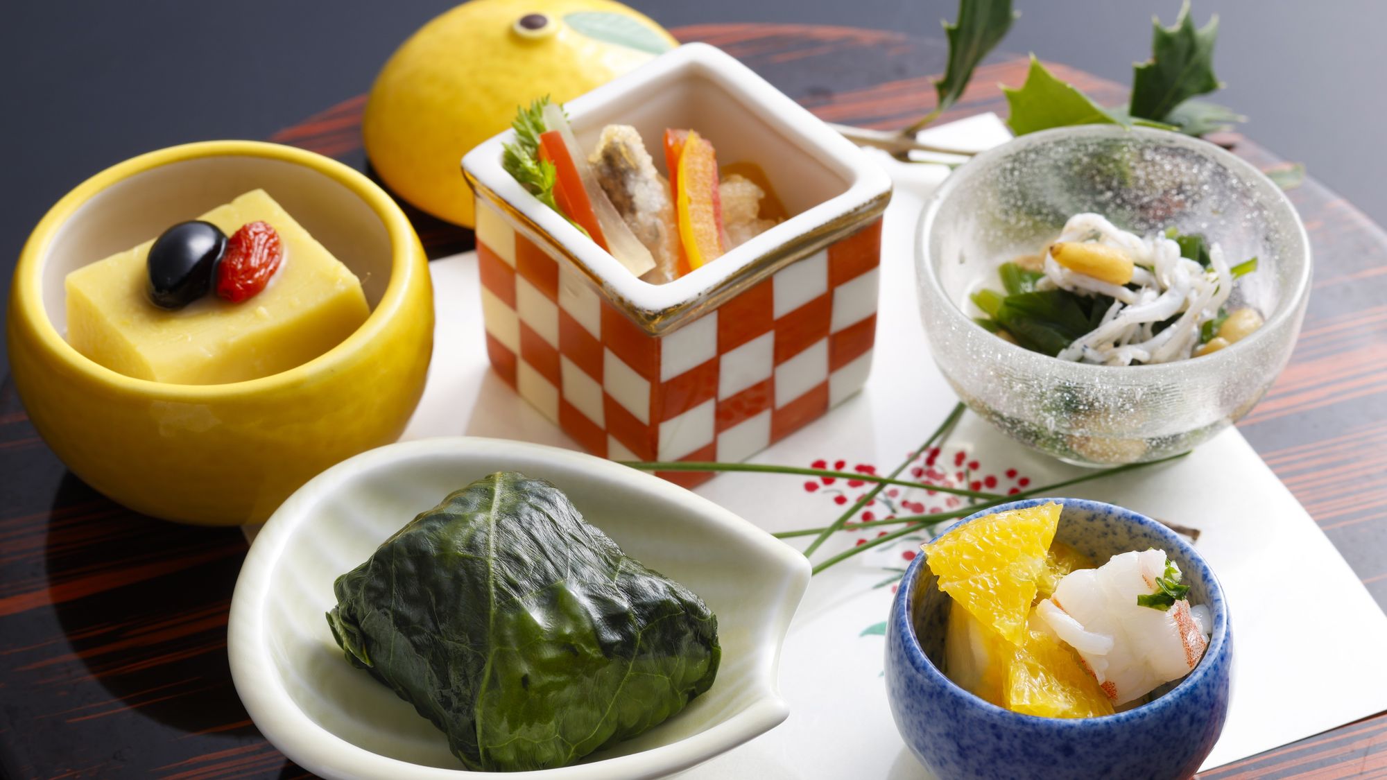 【特別会席】冬(2026年12月～2027年2月)前菜　熊野路冬の味覚