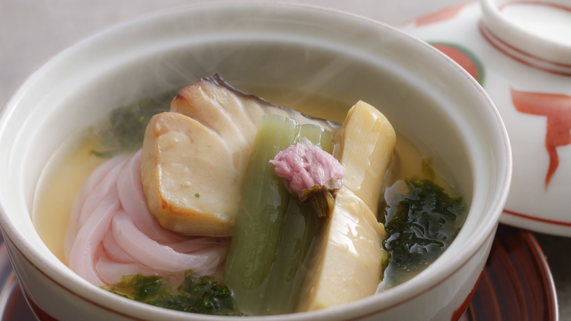 【土地の恵み】春(2026年3月～5月)蓋物　鰆の玉〆　青さ餡