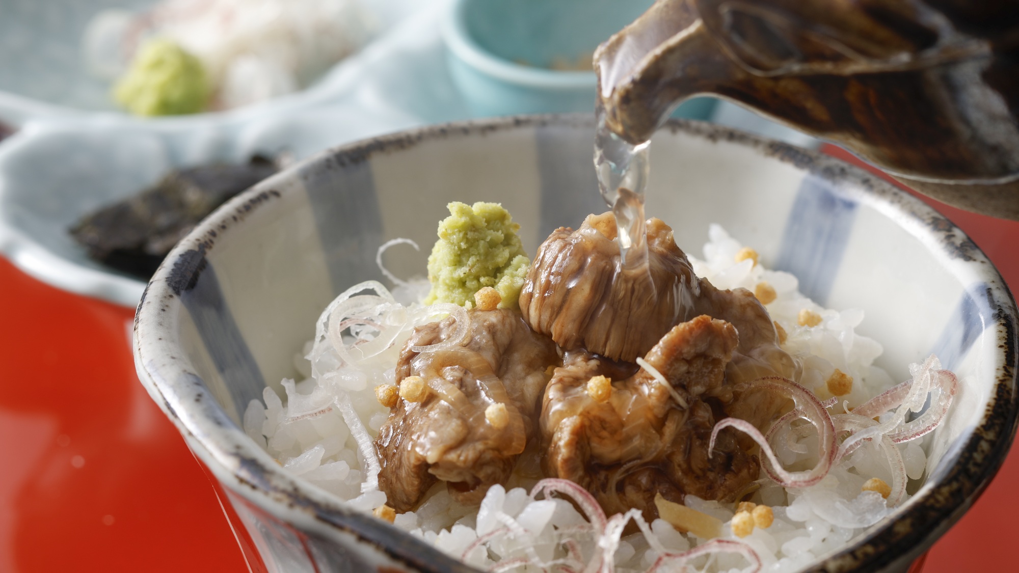 【特別会席】秋（2026年9月～11月）食事　牛すじ茶漬け1