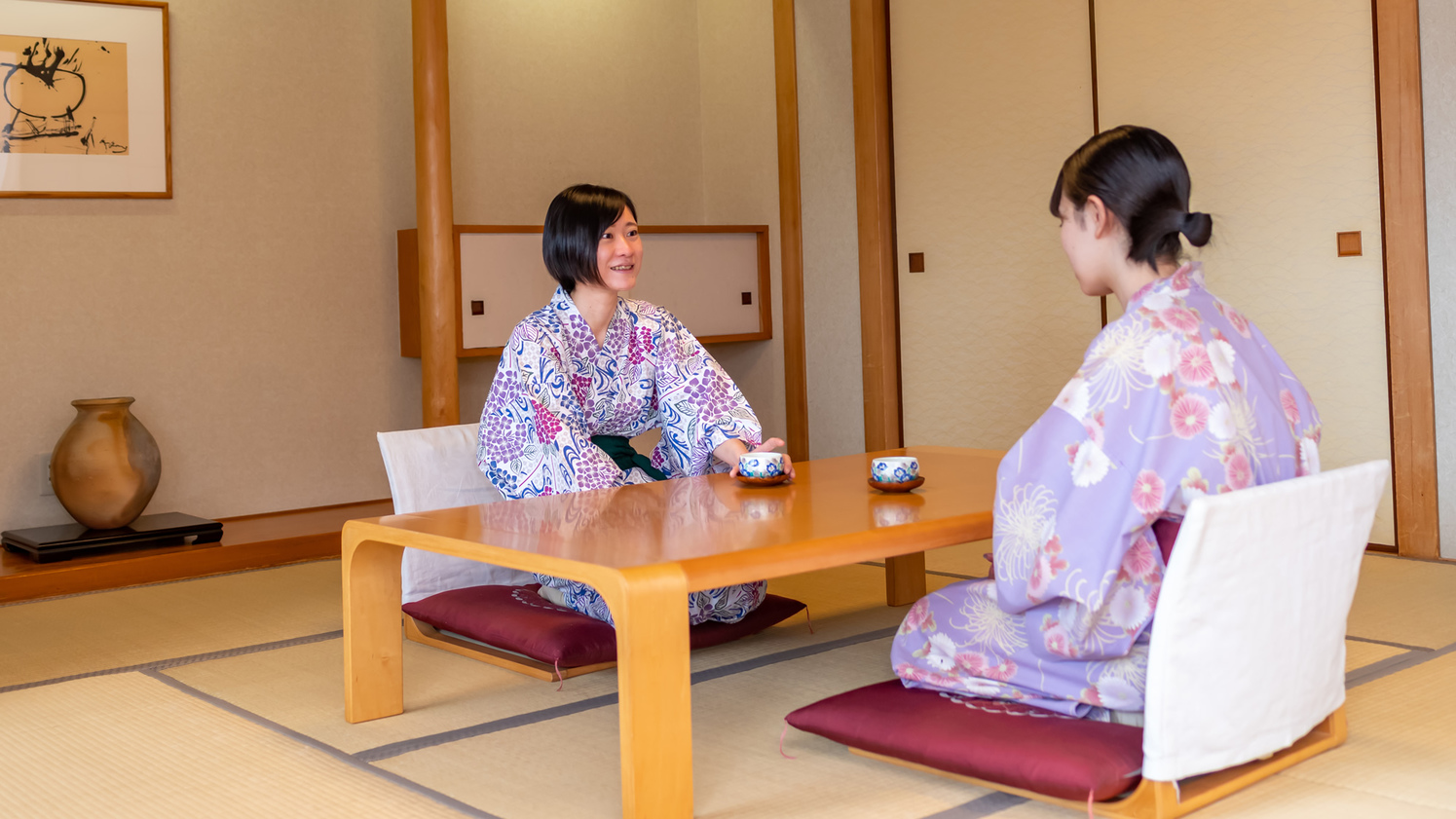 【お部屋】女子旅！久々の旅行に話も弾む♪