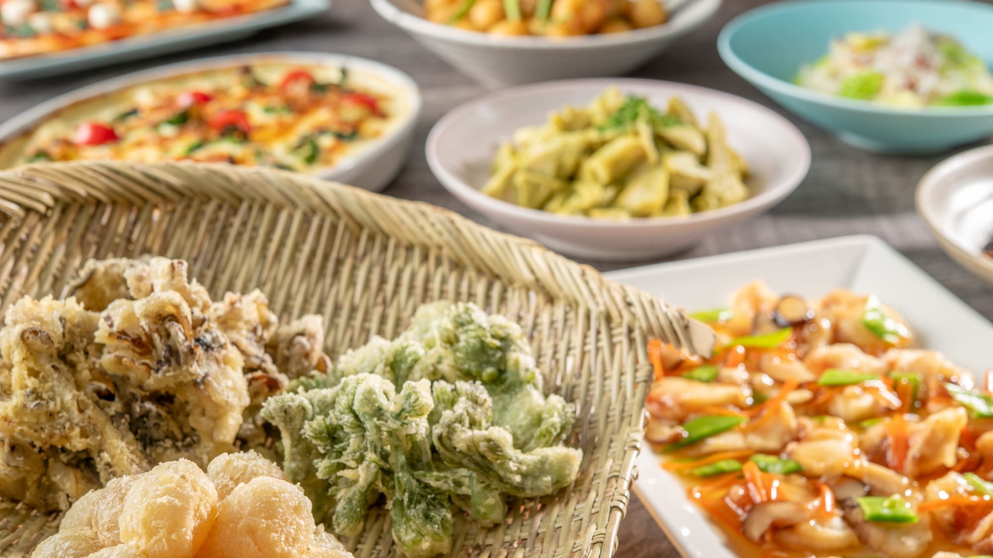 【夕食】春メニュー 集合（イメージ）