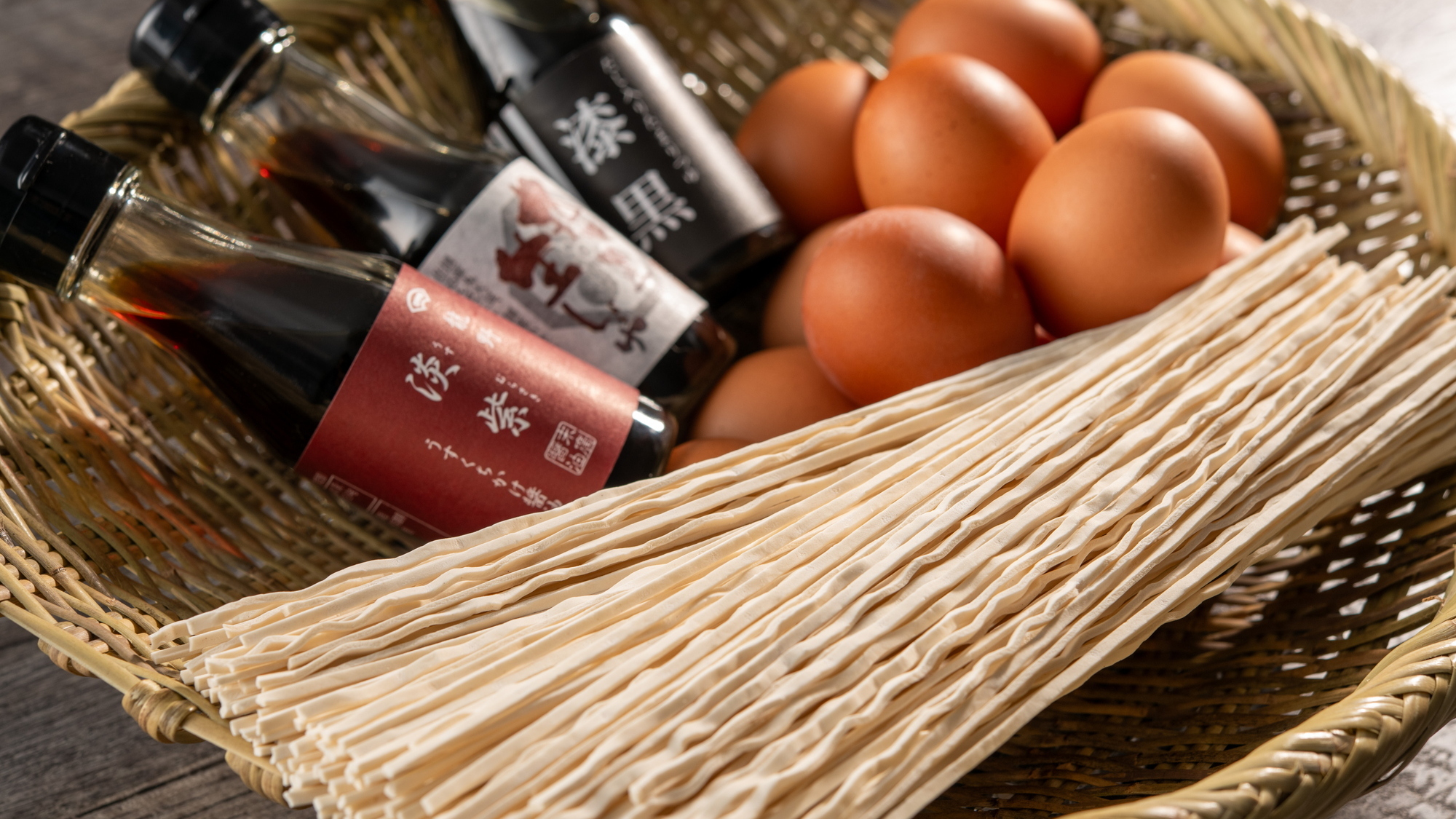 【夕食】ライブキッチン 上州ねじれ麺の釜玉うどん