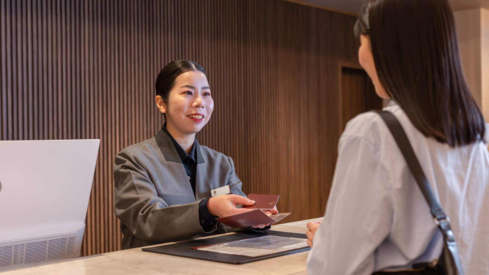 【フロント】長旅お疲れ様でした。ごゆっくりとお過ごしください♪