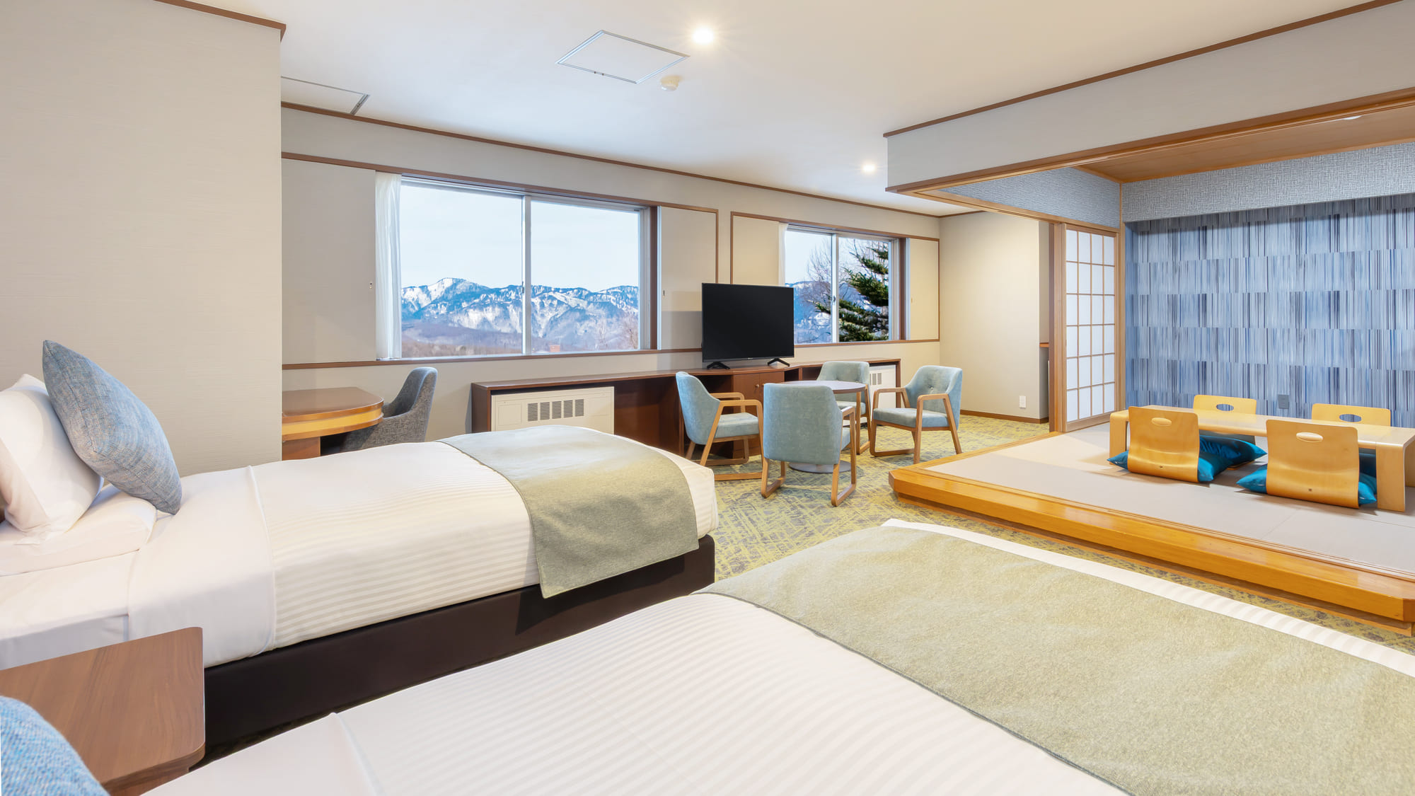 ＜2025年12月リニューアル＞和洋室 高層階からの大パノラマを展望いただけます