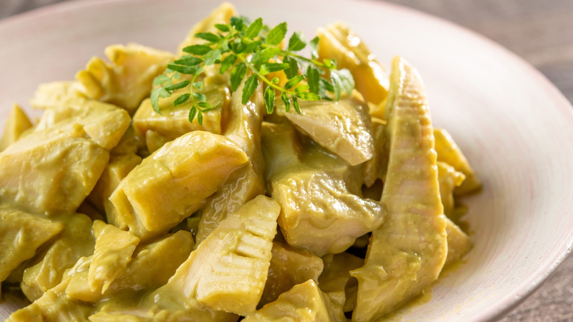 【夕食】春メニュー 筍の木の芽和え