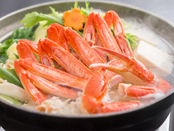 【月曜〜木曜限定】必要なものだけを厳選！洗練の最安プラン『カニ２匹使用』のカニコース