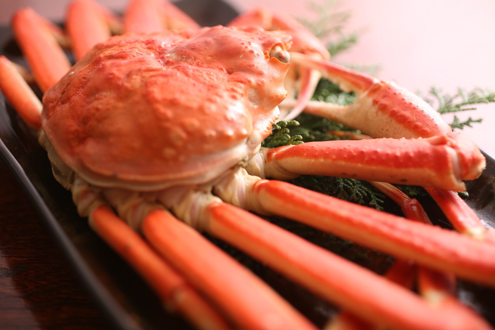 【朝食グレードアップ】夕食はカニ3杯使用のまる得カニフルコース★朝食はカニ＆鯛しゃぶで豪華に