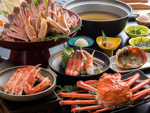 【平日限定！】リーズナブルでも高満足★カニ3杯使用のまる得カニフルコース★で納得のカニ料理を