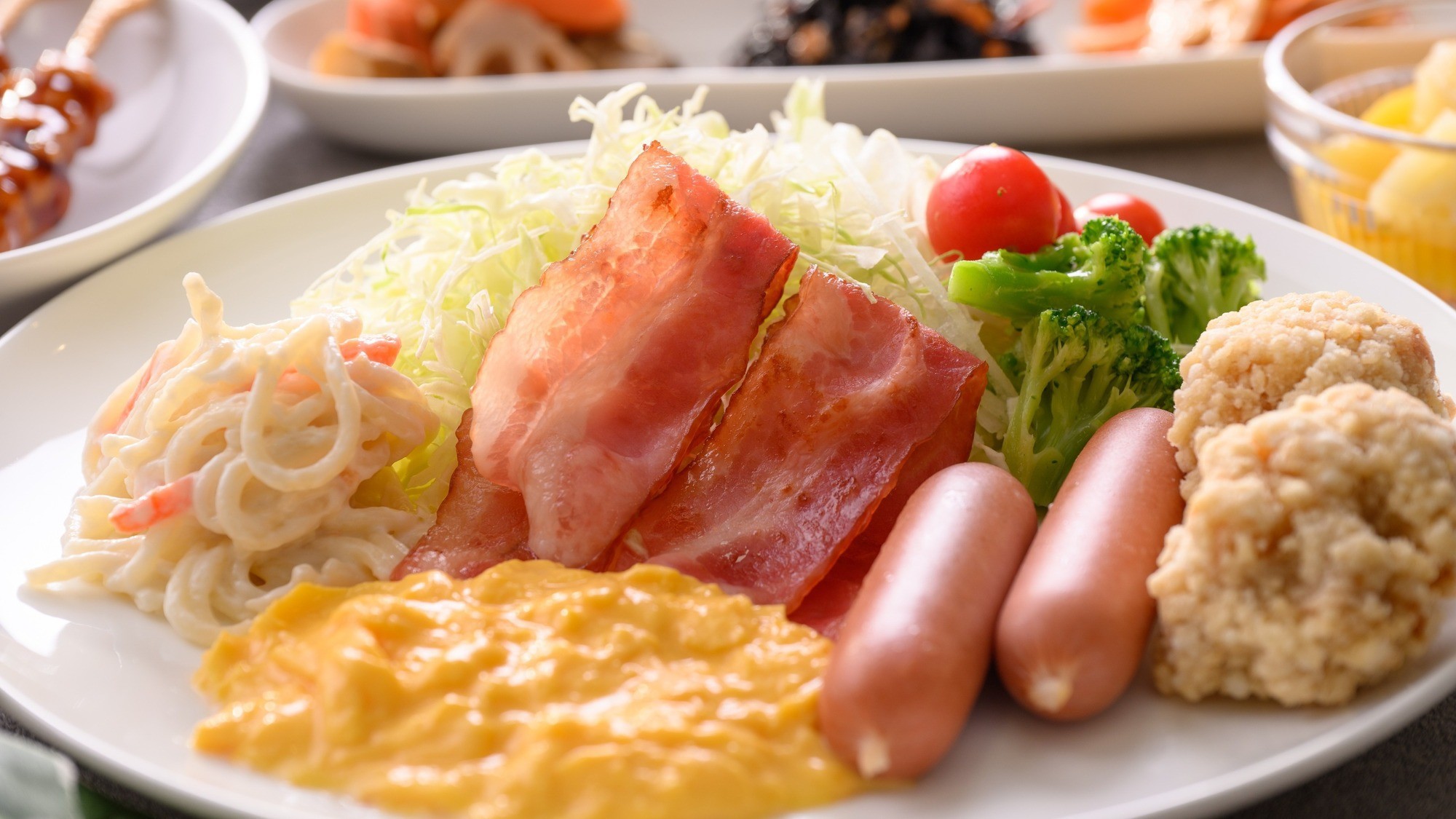 朝食ビュッフェ