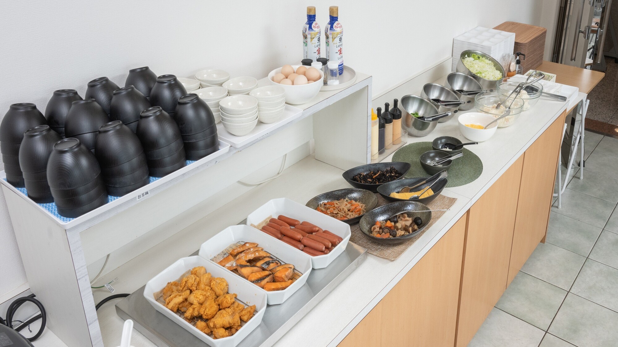 温かい料理はあたたかく提供します