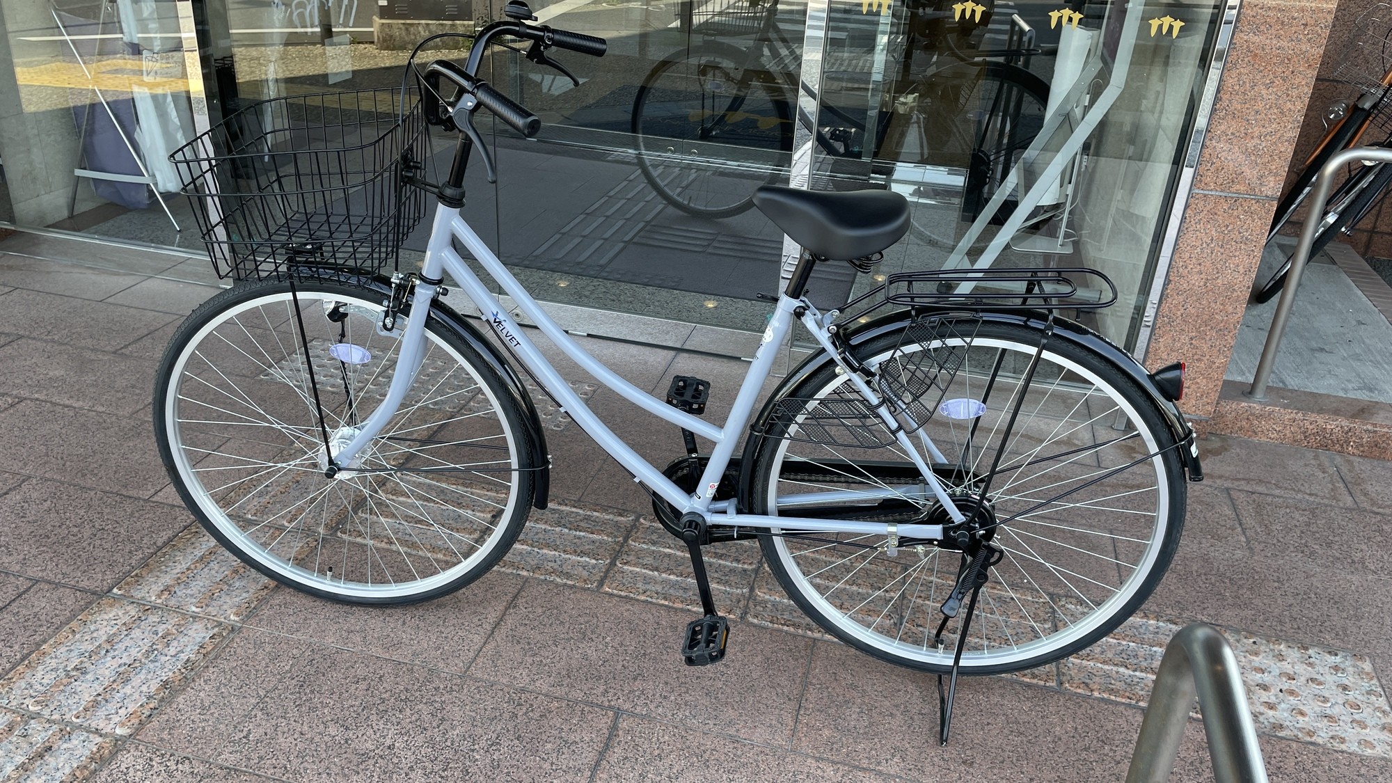 レンタルサイクルは3台用意。予約不可