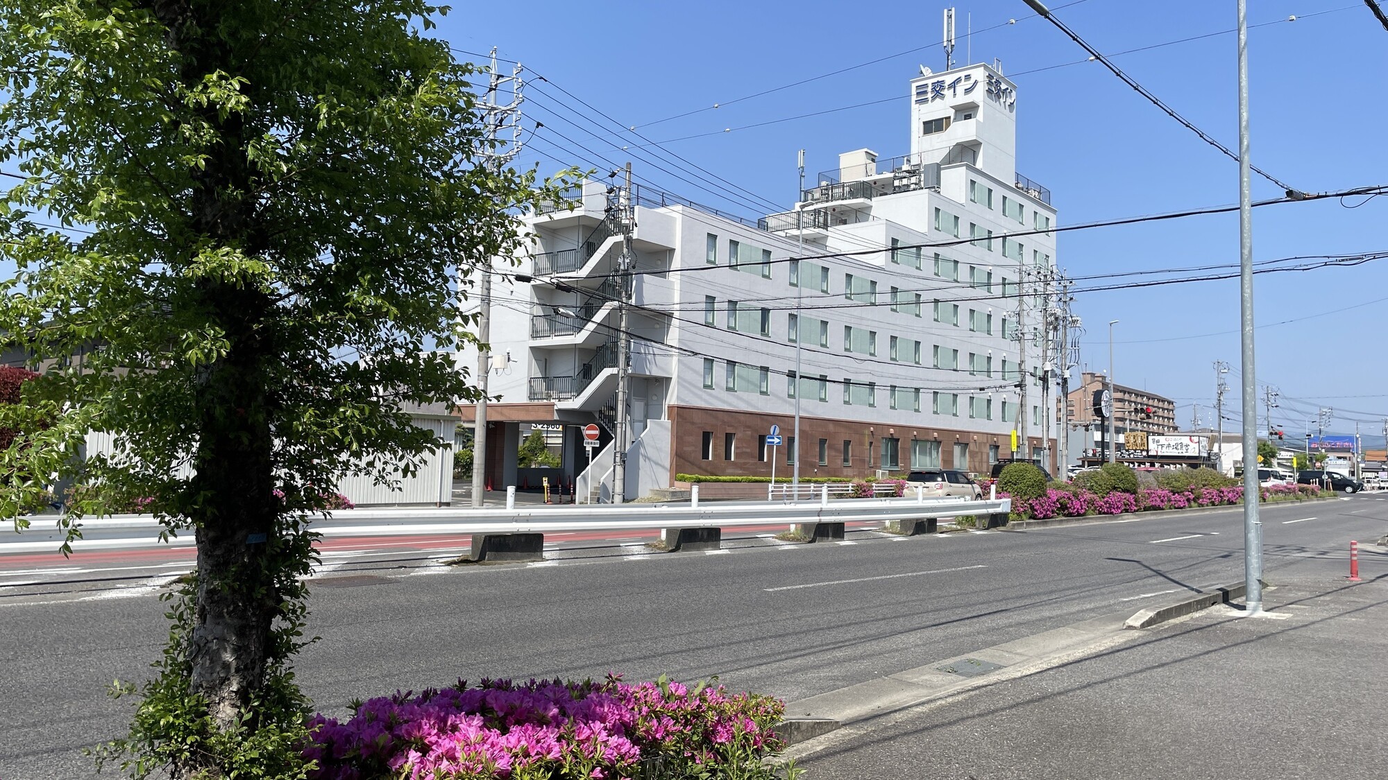 三交イン豊田を南側からの見た様子