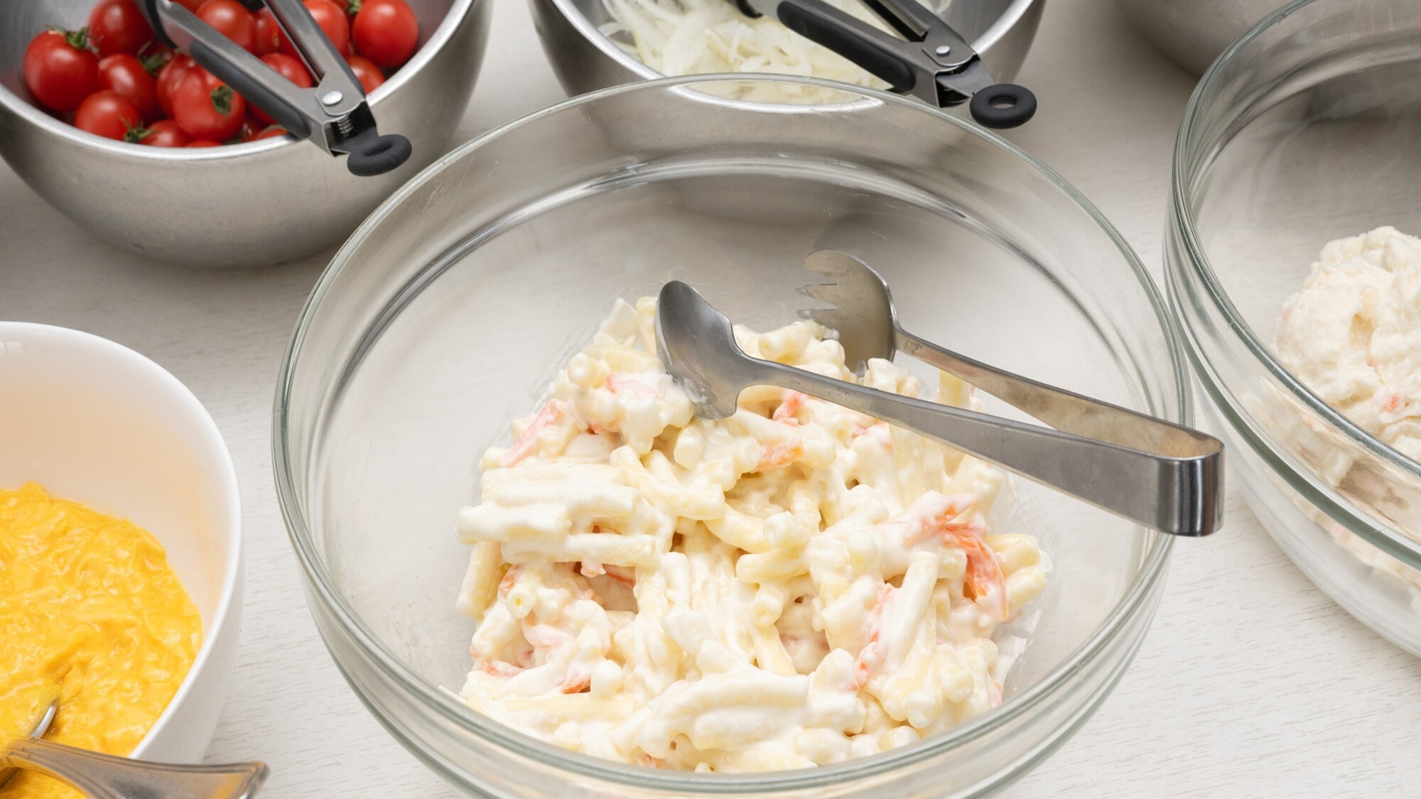 定番のマカロニサラダ