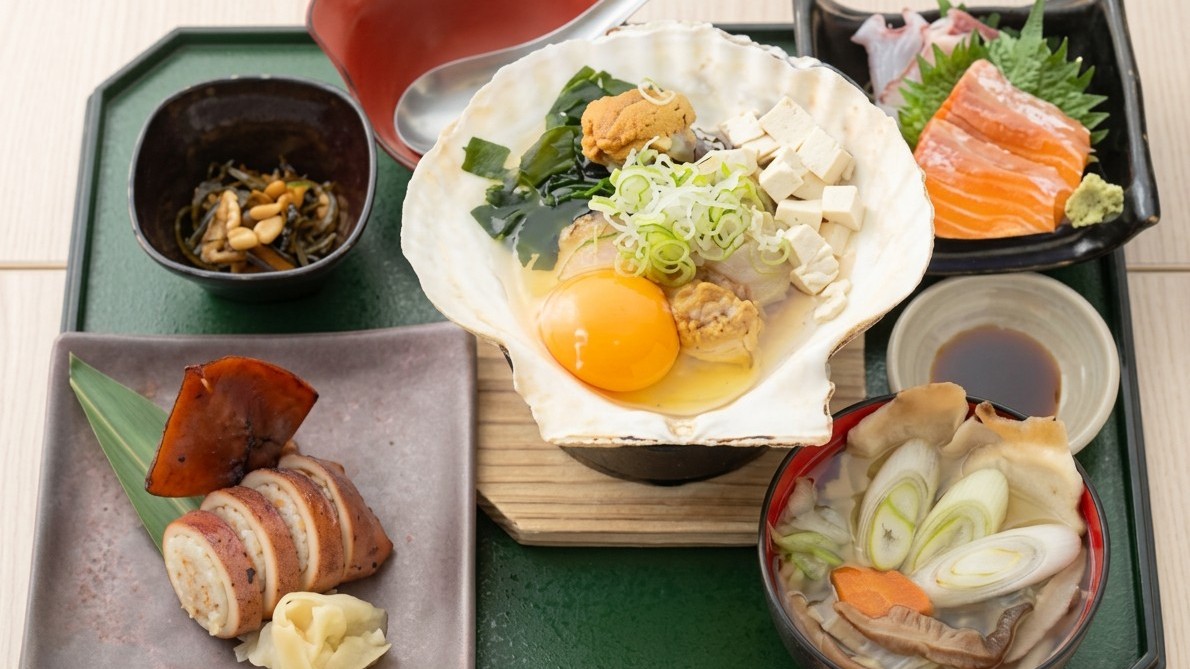 【あおもり定食 いかめし】いかめしや烹鱗