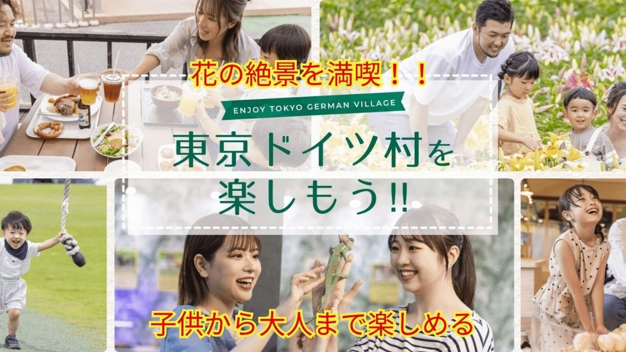 【素泊まり】　東京ドイツ村入園券付　四季の花々　自然とのふれあい　お子様から大人まで楽しめます！！