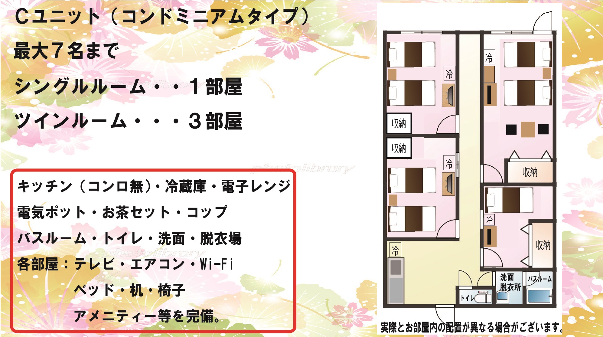 Cユニット　コンドミニアムタイプ