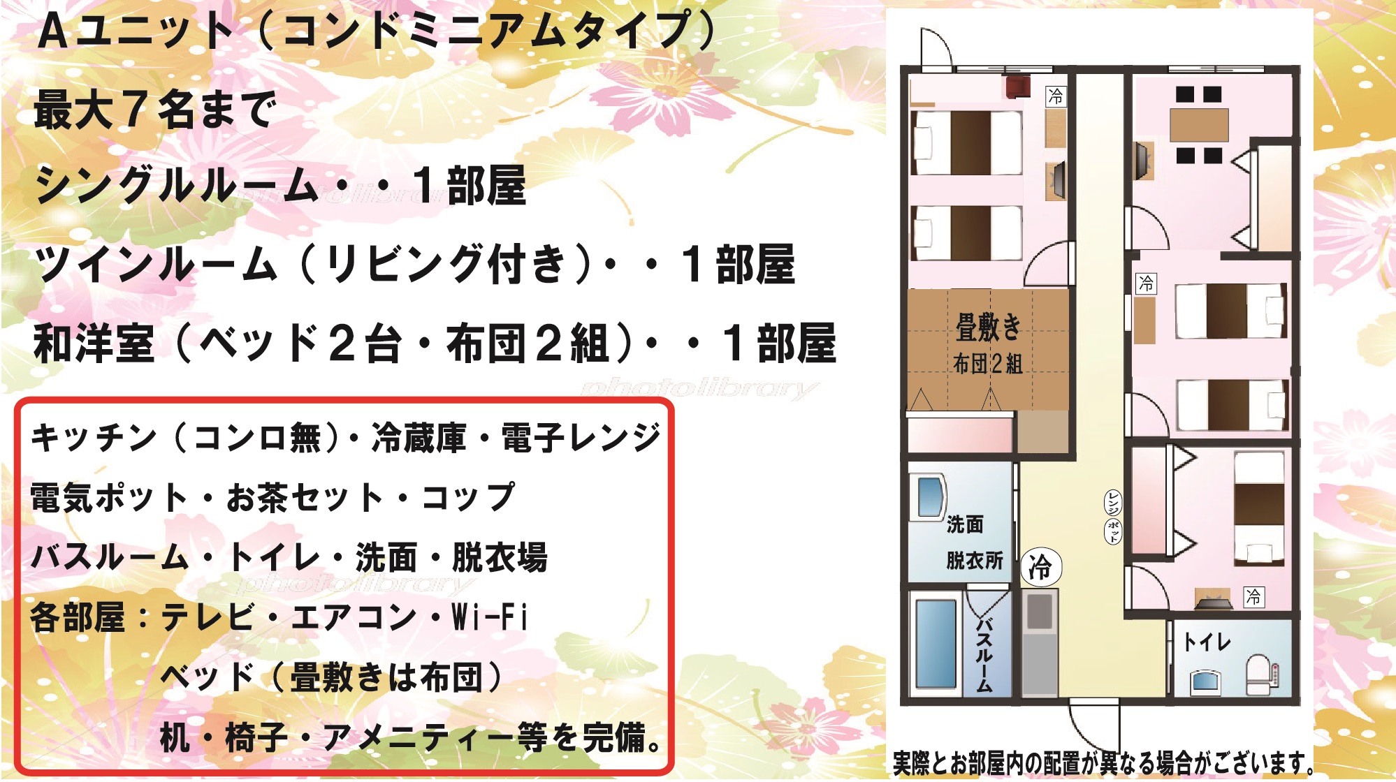 Aユニット　コンドミニアムタイプ