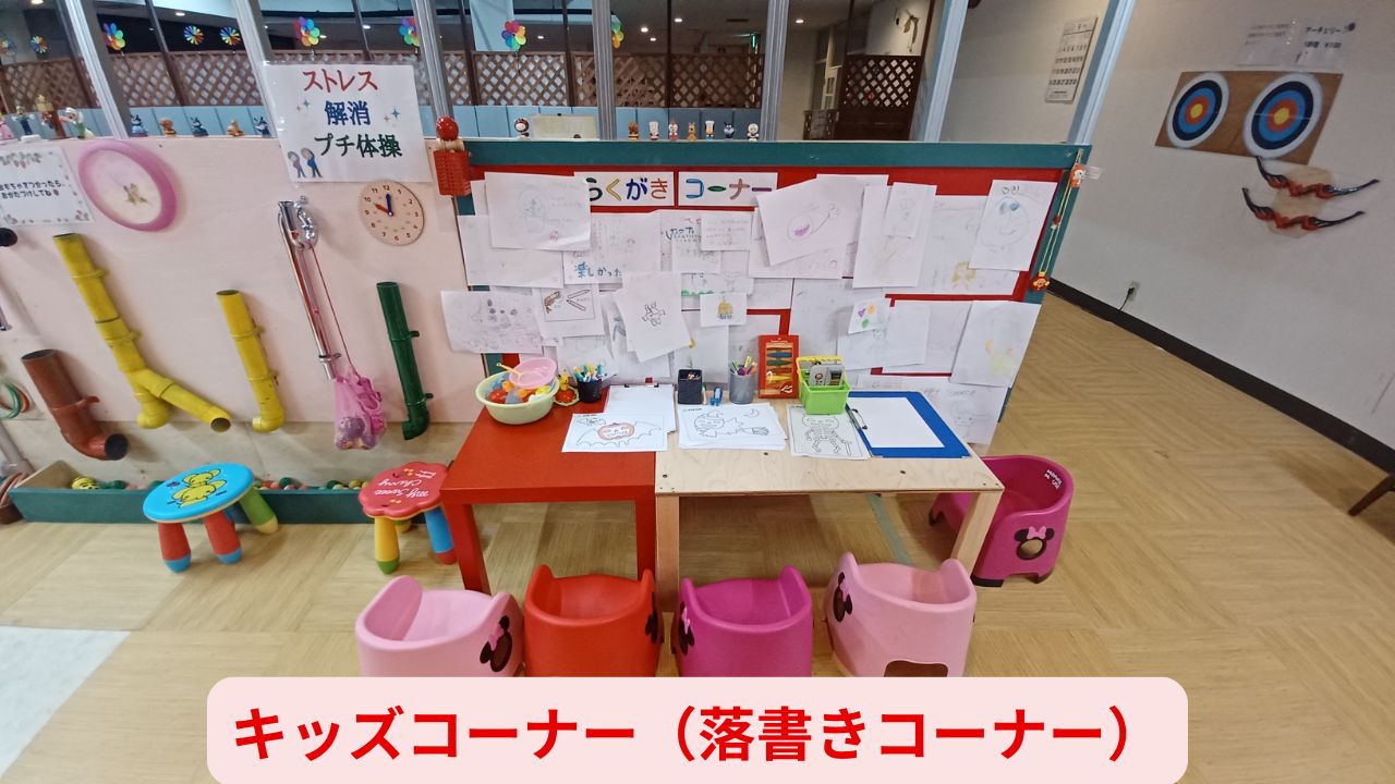 充実のプライランド　落書きコーナー
