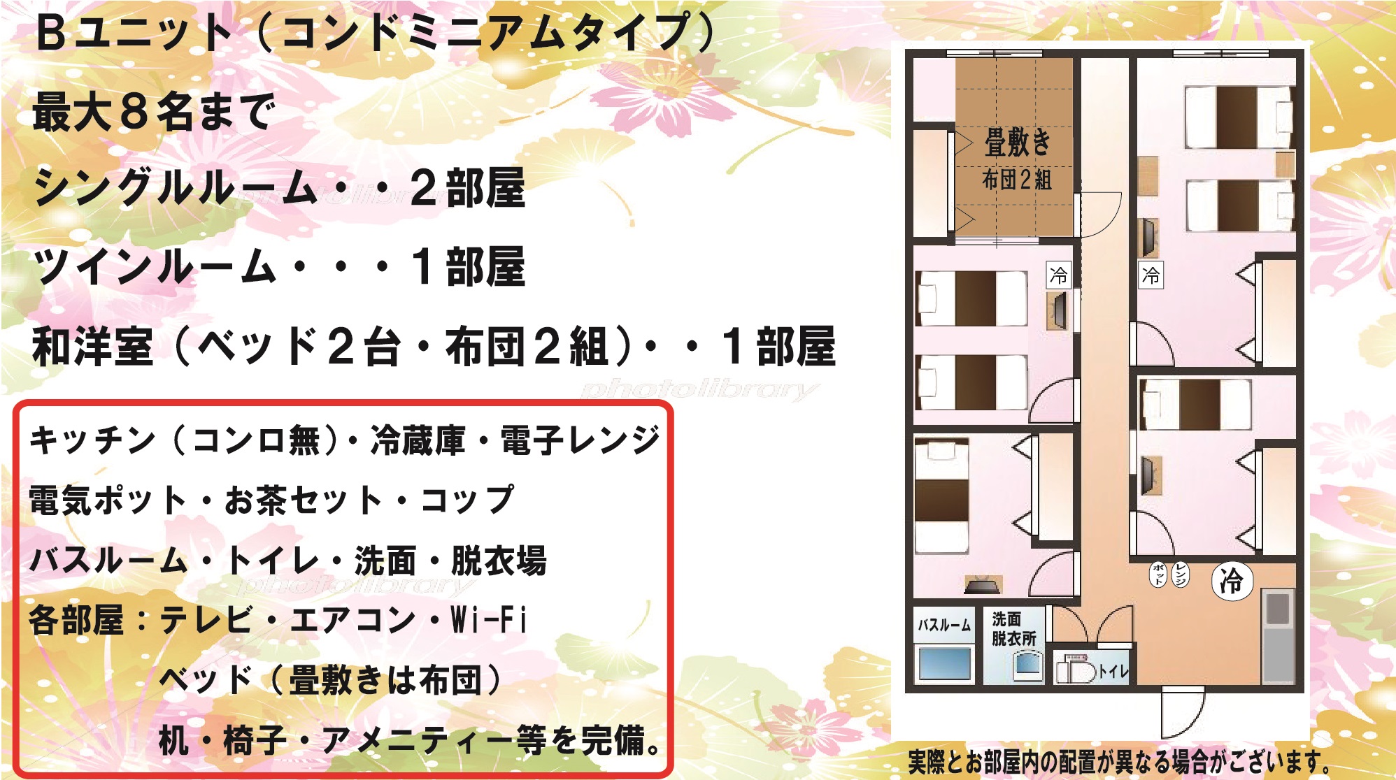 Bユニット　コンドミニアムタイプ