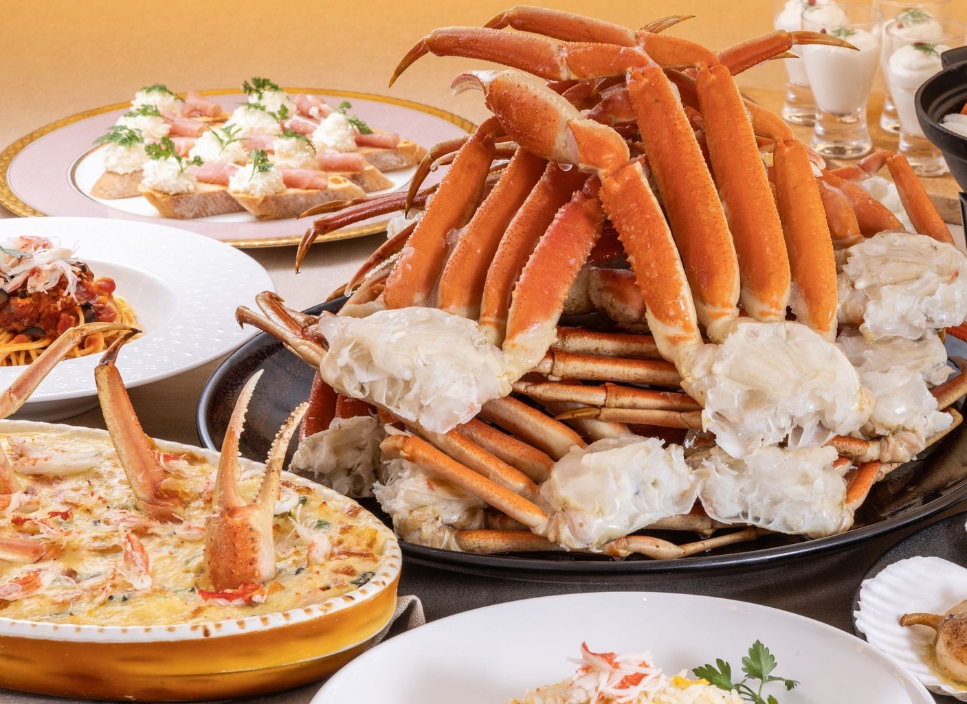 【1泊2食】ズワイ蟹食べ放題夕食・朝食付きプラン（夕食飲み放題付）