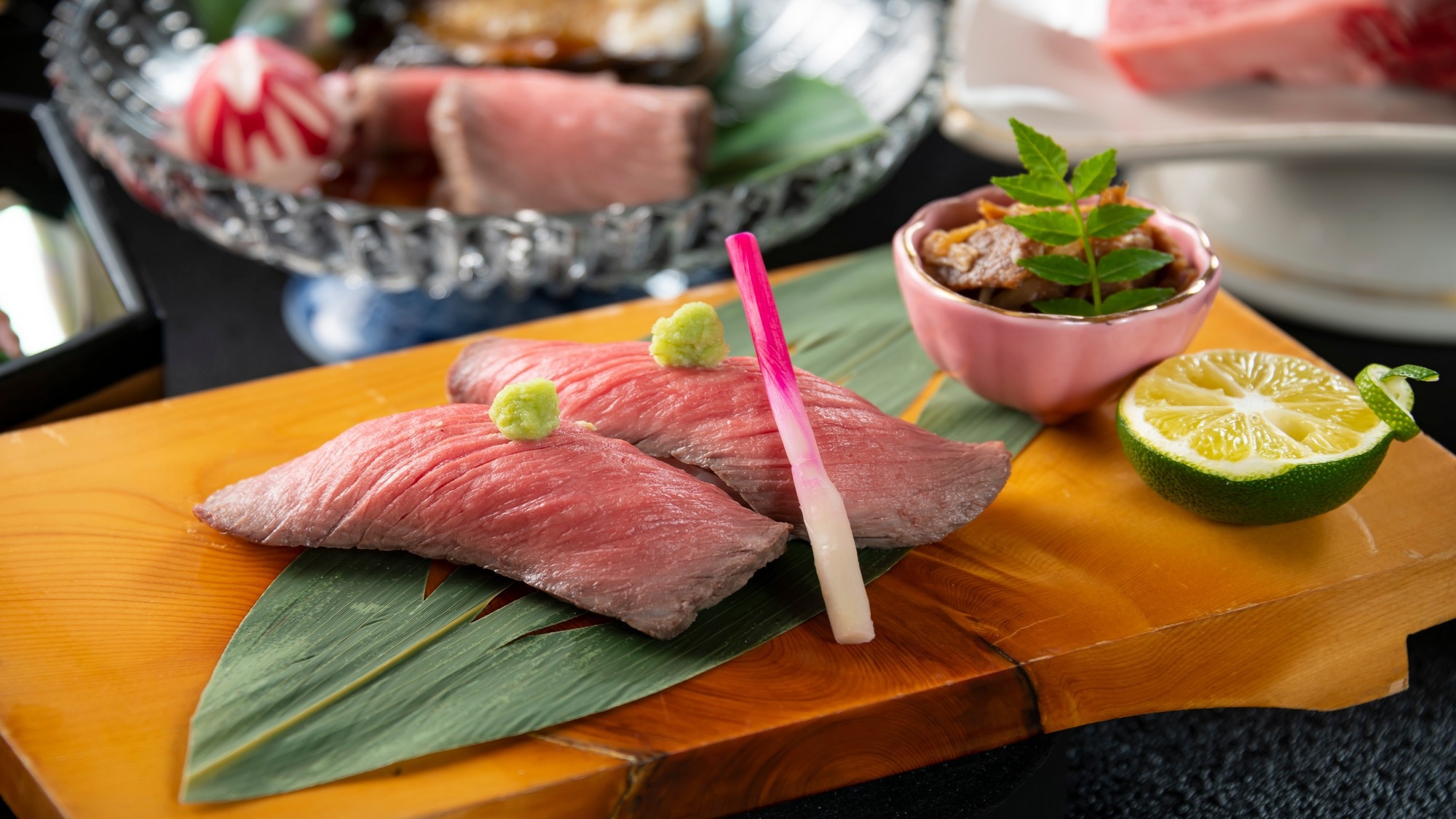 【夏の宴】若狭牛鉄板焼きに和牛炙り寿司、ローストビーフから海鮮舟盛り！夏の肉祭り！