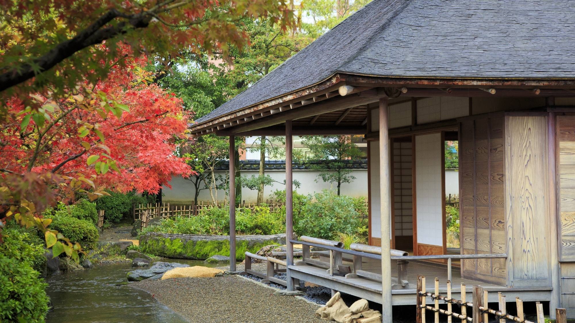 福井藩主松平家の別邸「養浩館」紅葉の時期もおすすめです